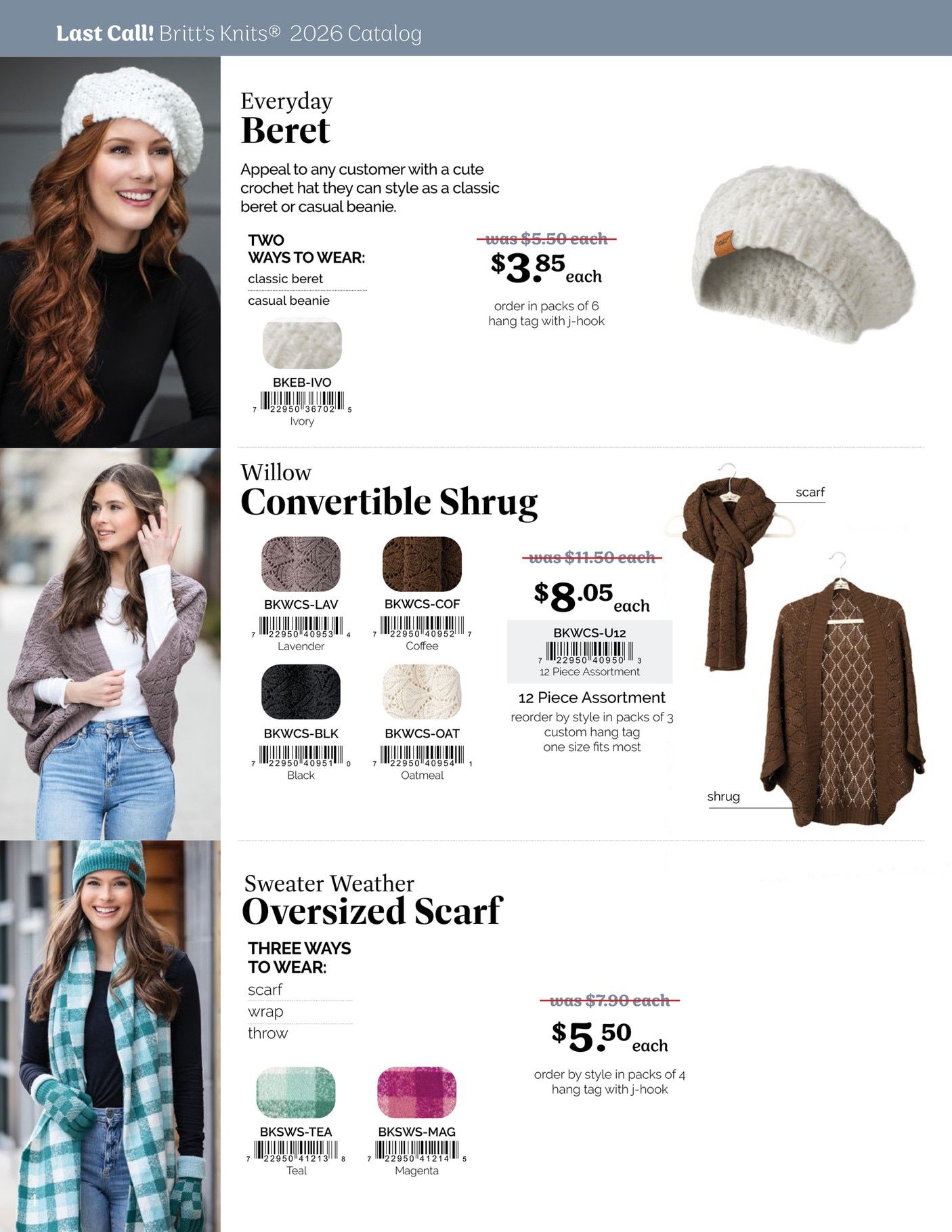 Britt's Knits Last Call Catalog Weekly Ad January 1 - December 31, 2026