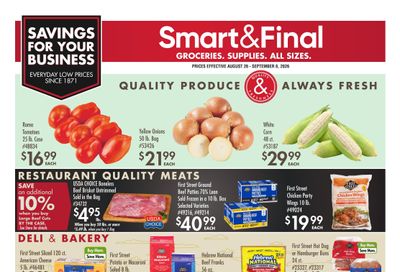 Smart & Final Business - Foodservice Weekly Ad August 26 - September 8, 2026