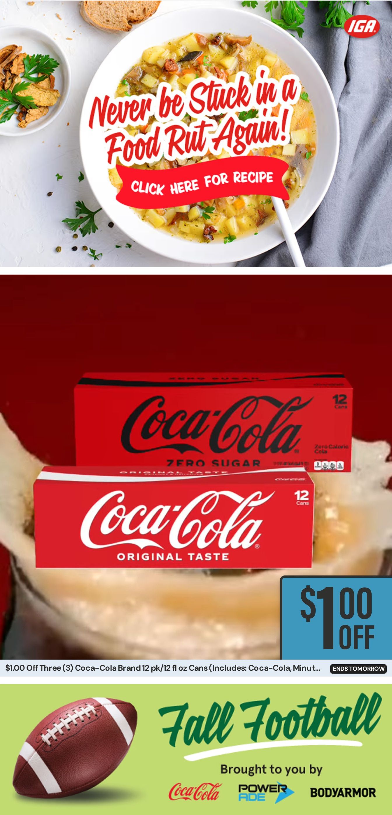 E. C. Porter IGA Weekly Ad August 24 - September 6, 2026