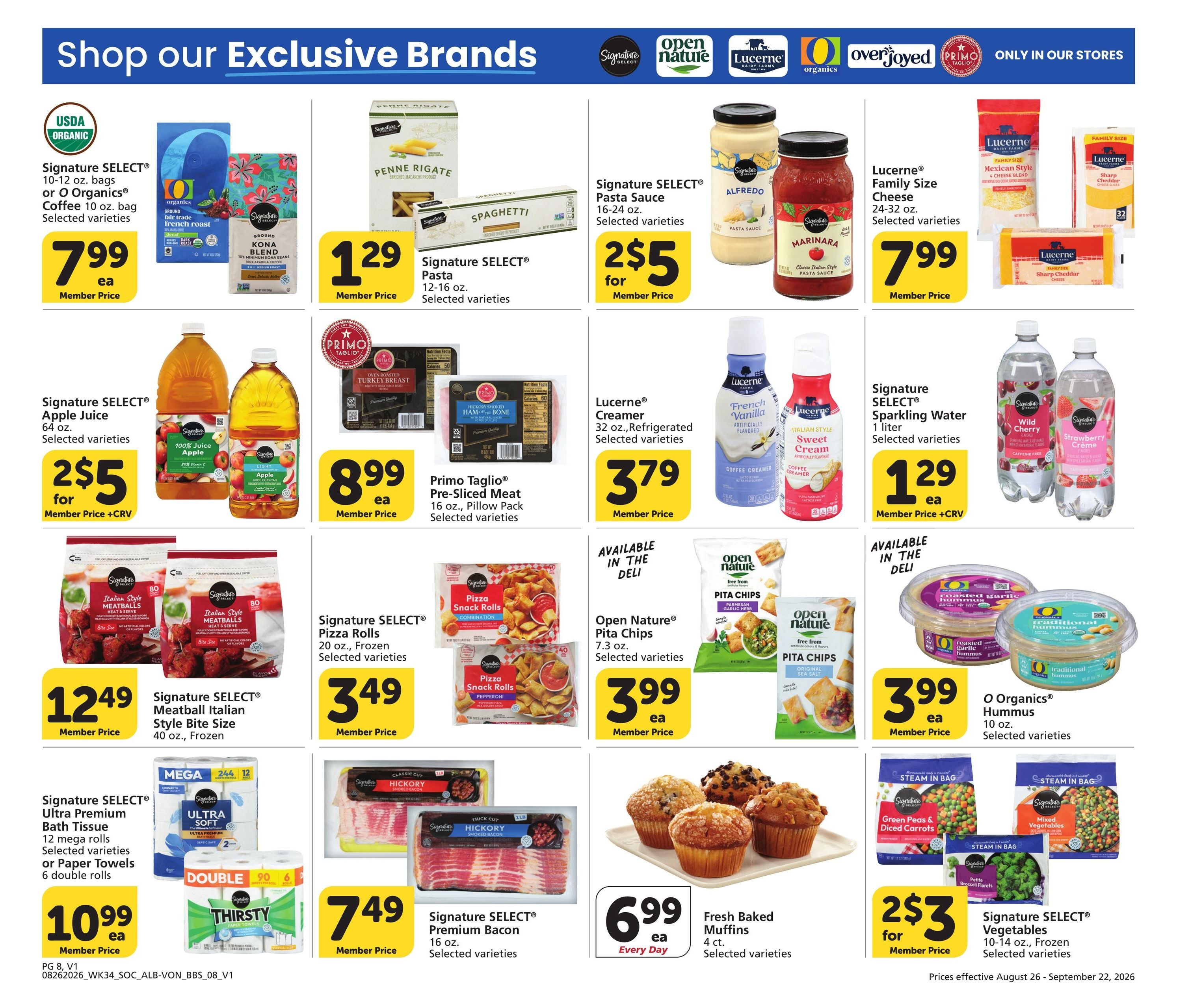 Vons (CA) Big Book of Savings Weekly Ad August 26 - September 22, 2026