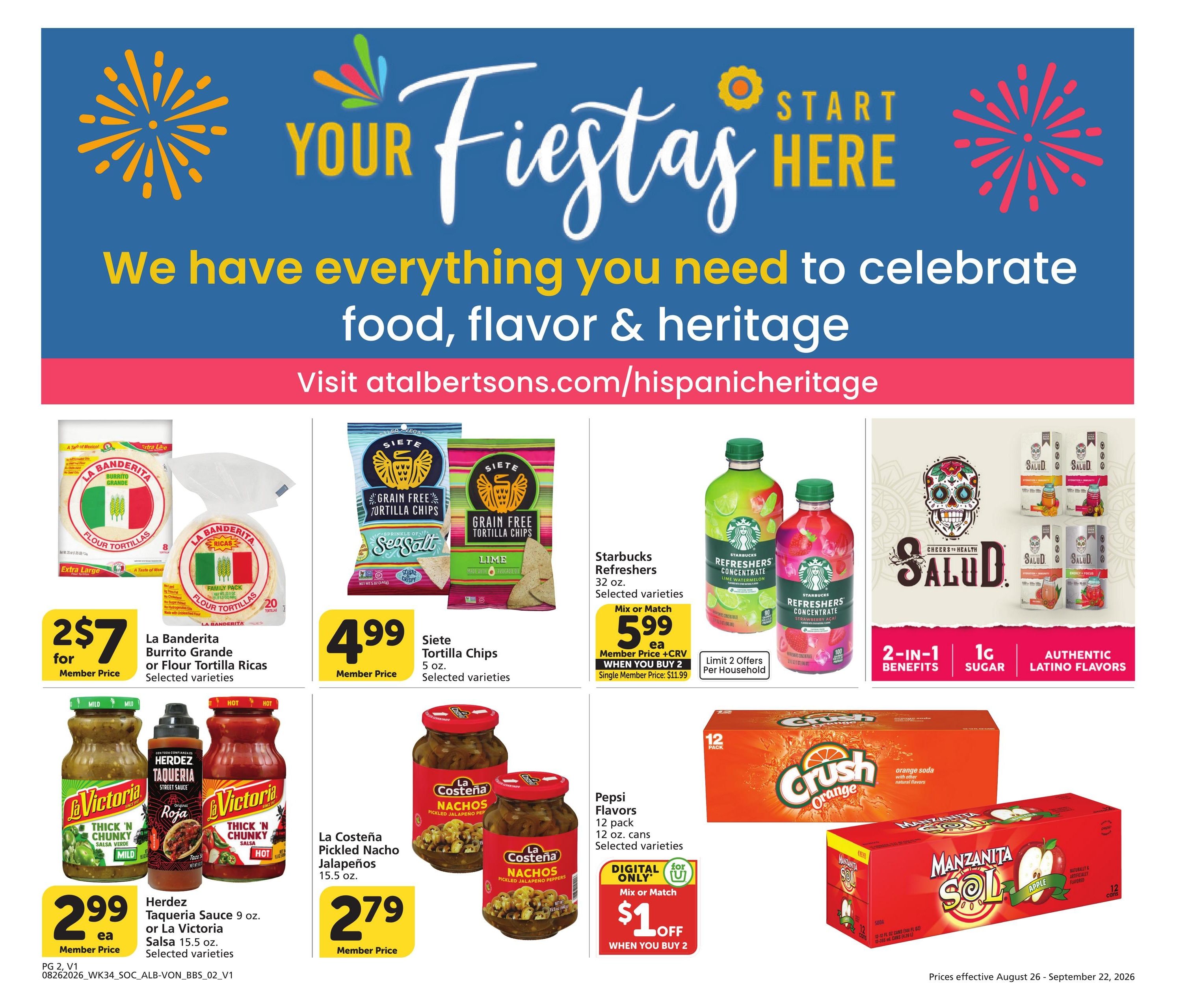 Albertsons (CA) Big Book of Savings Weekly Ad August 26 - September 22, 2026