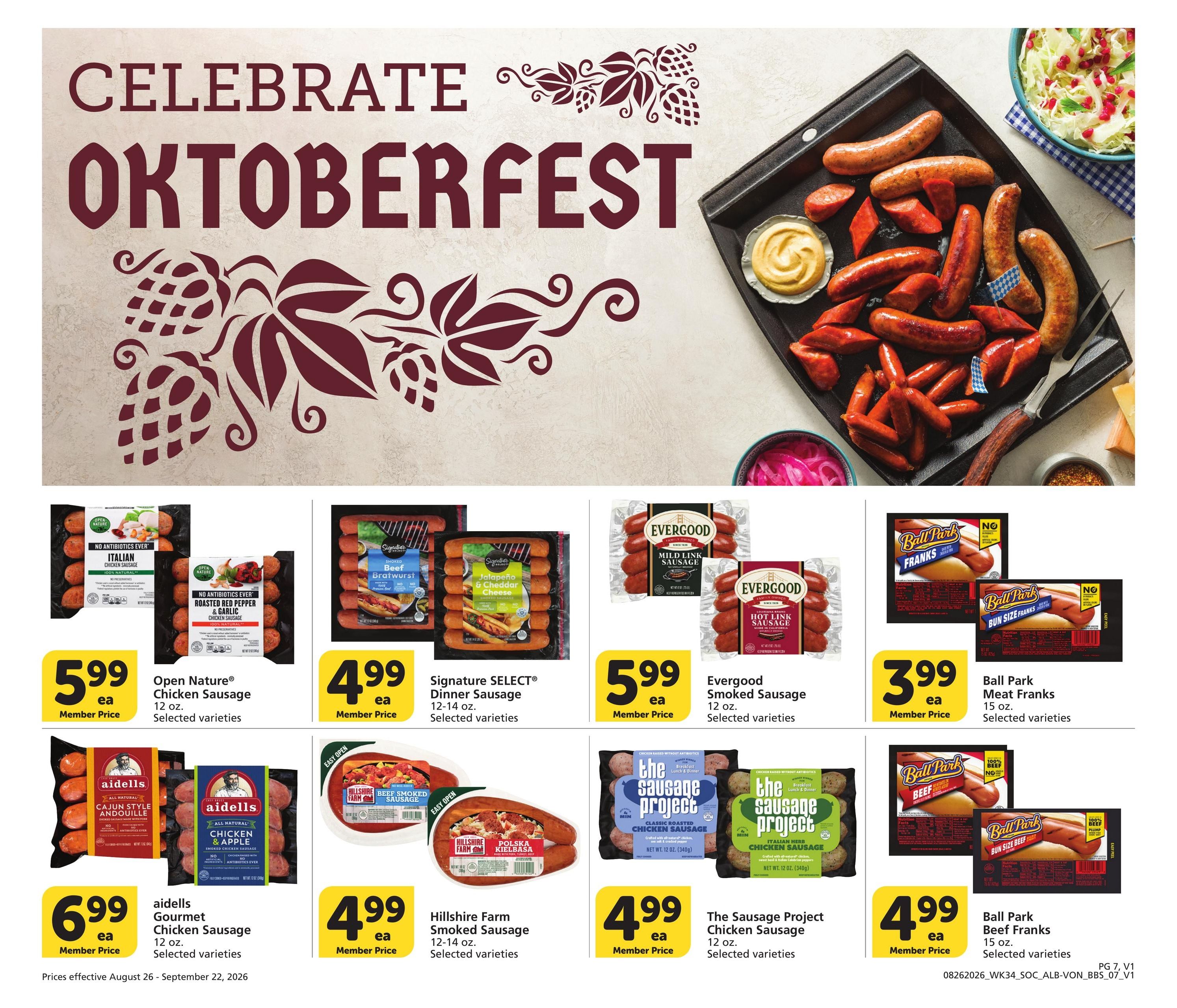 Albertsons (CA) Big Book of Savings Weekly Ad August 26 - September 22, 2026