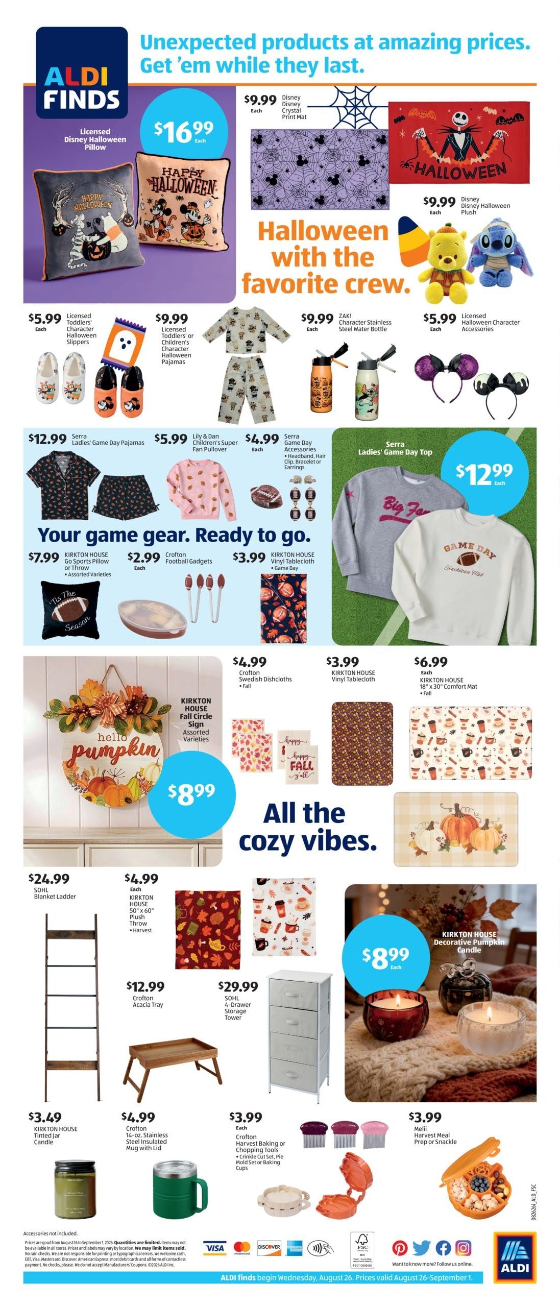 ALDI (Cedar Falls Area, IA) Weekly Ad August 26 - September 1, 2026