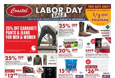 Coastal Farm Labor Day Sale Weekly Ad August 26 - September 8, 2026