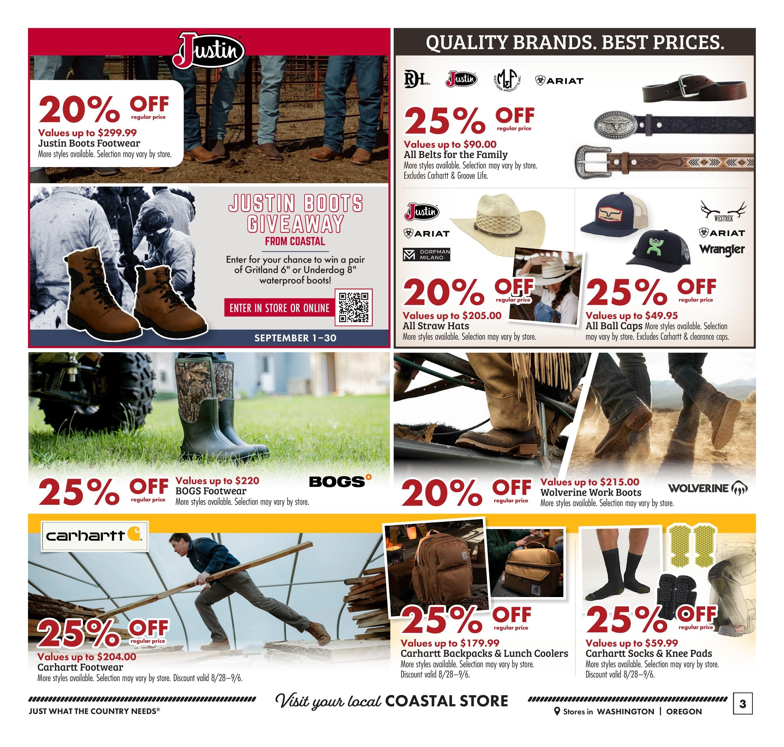 Coastal Farm Labor Day Sale Weekly Ad August 26 - September 8, 2026