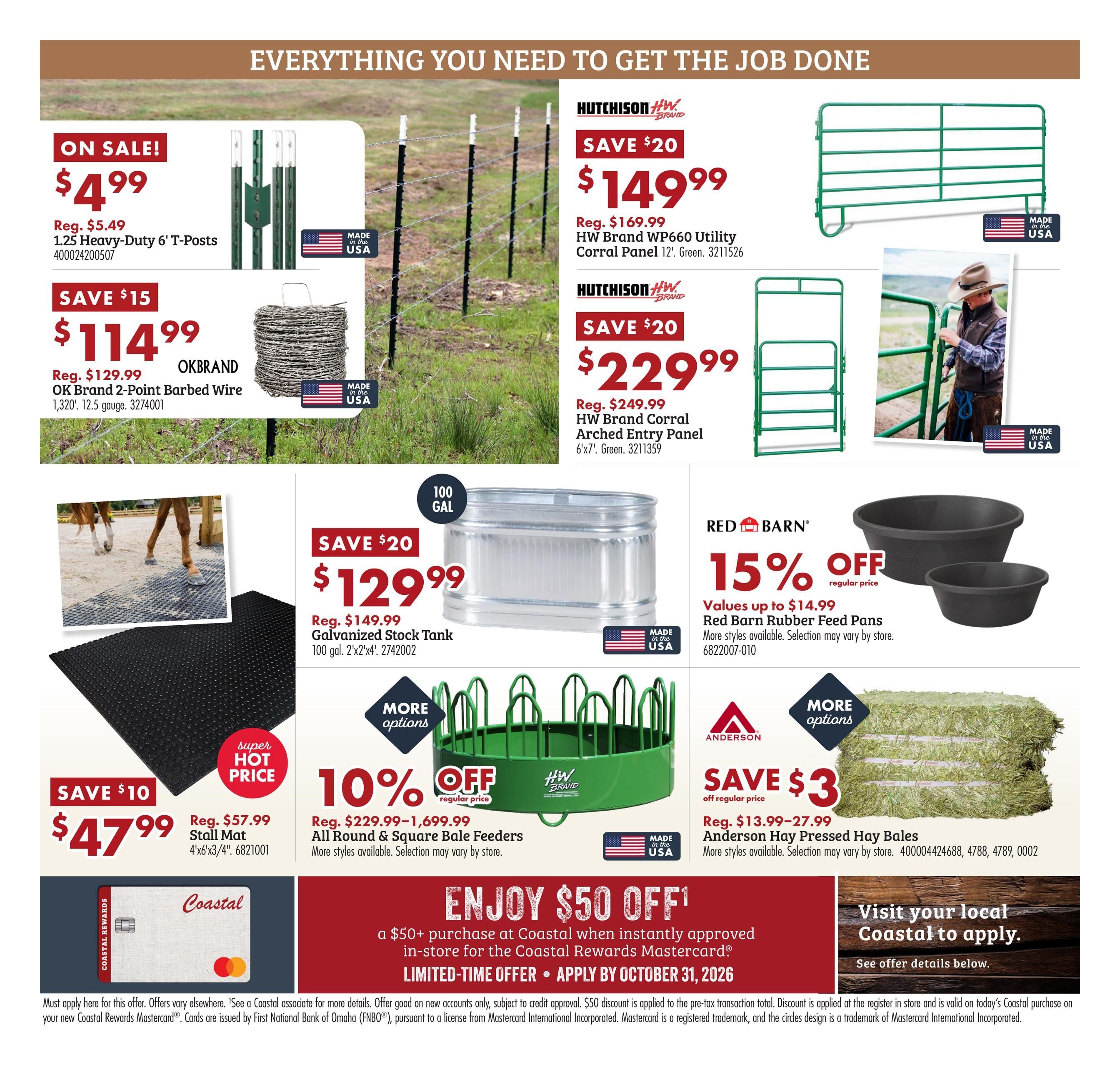 Coastal Farm Labor Day Sale Weekly Ad August 26 - September 8, 2026
