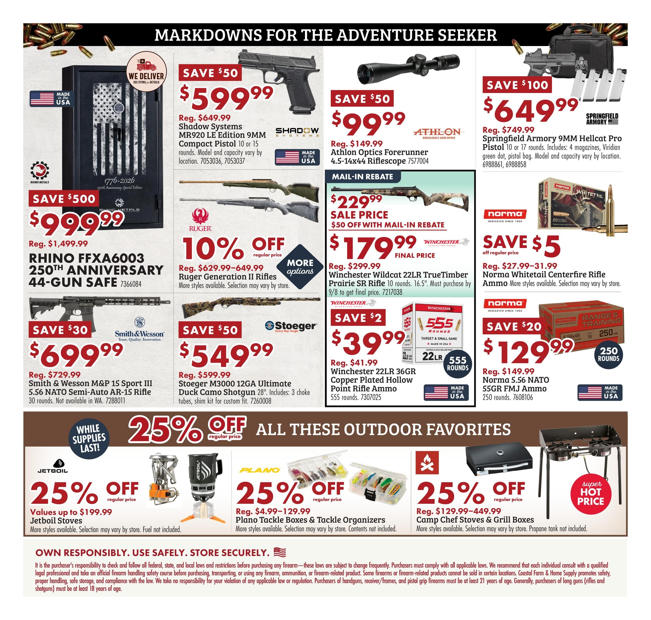 Coastal Farm Labor Day Sale Weekly Ad August 26 - September 8, 2026