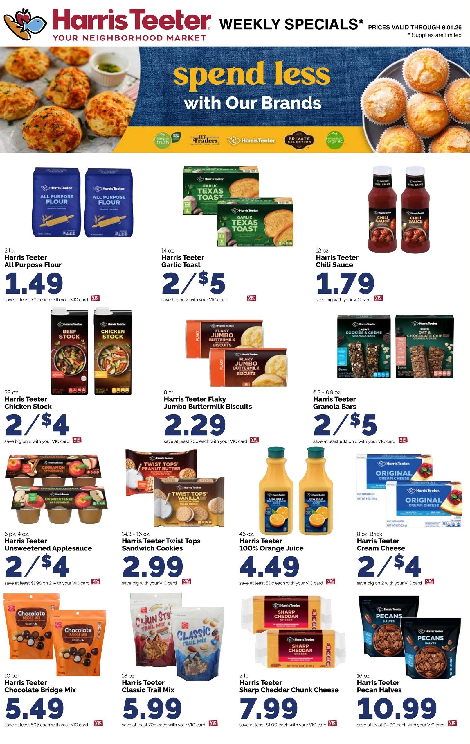 Harris Teeter (Arlington–Alexandria Area, VA) Weekly Ad August 26 - September 1, 2026