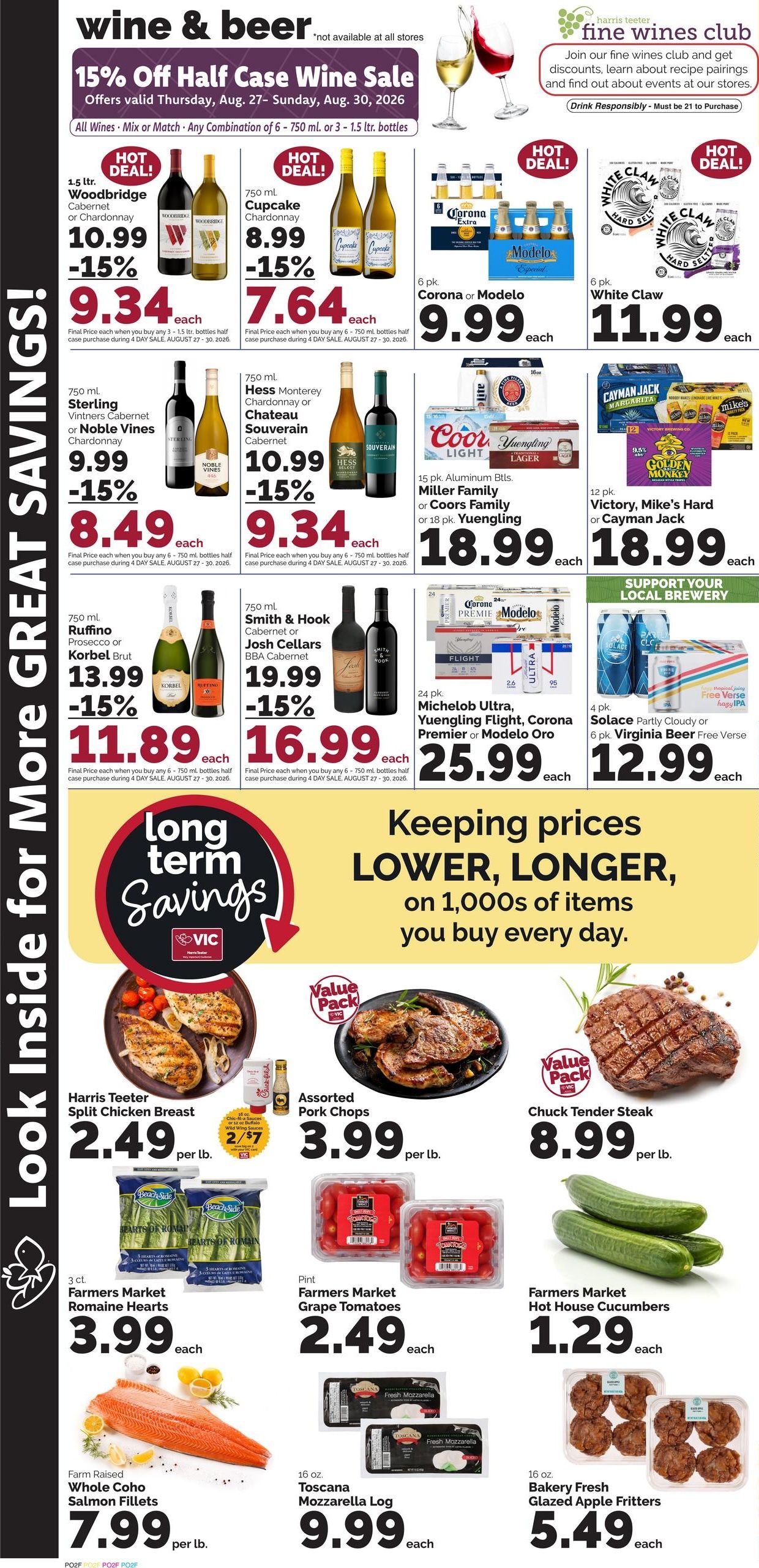 Harris Teeter (Arlington–Alexandria Area, VA) Weekly Ad August 26 - September 1, 2026