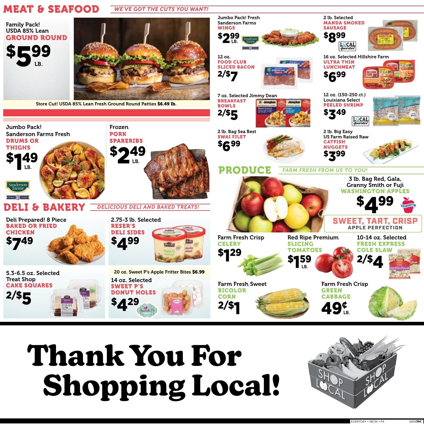Olinde's Grocery Weekly Ad August 25 - 30, 2026