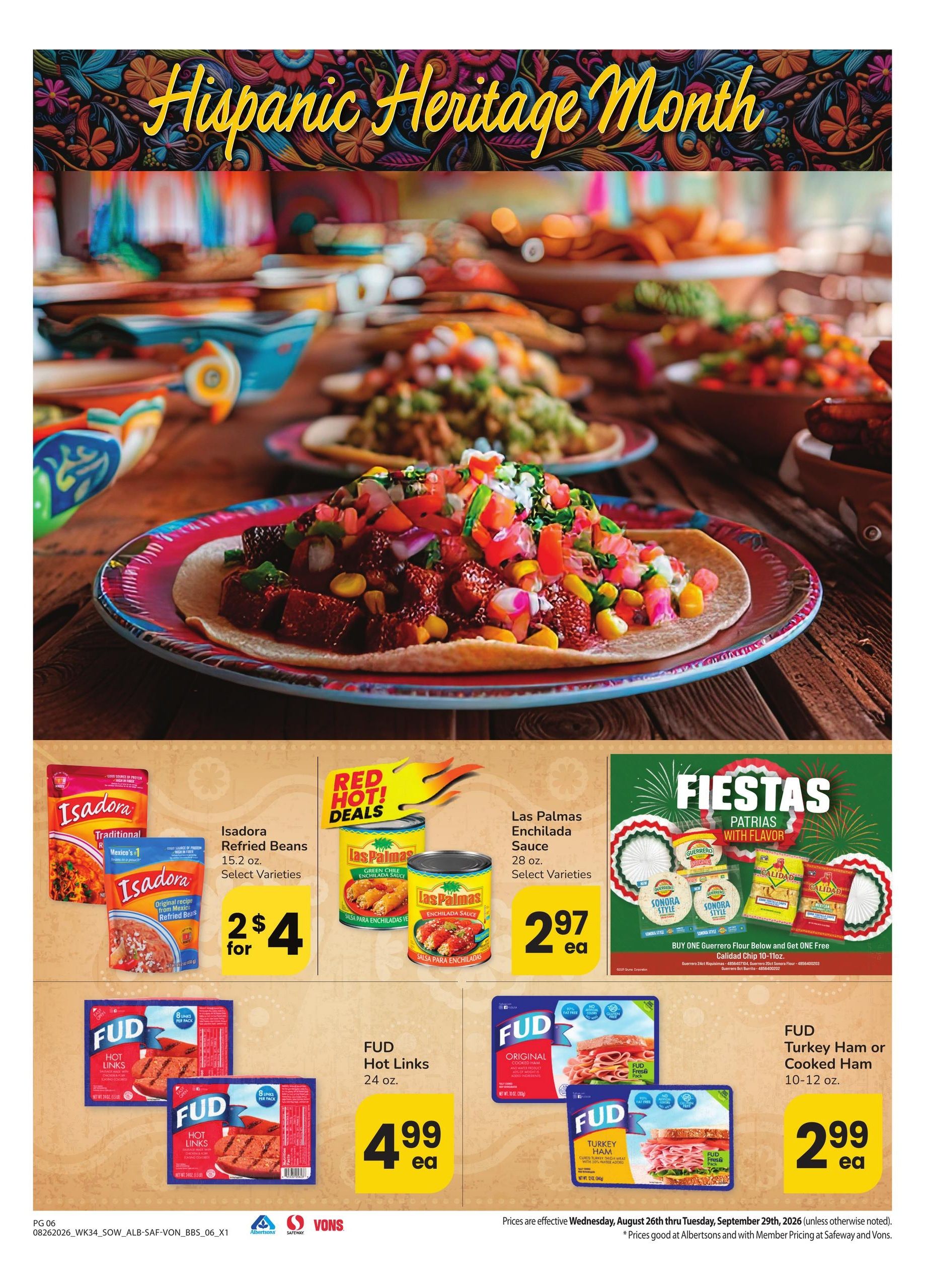 Safeway (AZ, NM, NV) Big Book of Savings Weekly Ad August 26 - September 29, 2026