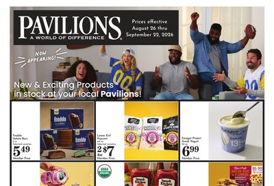 Pavilions Big Book of Savings Weekly Ad August 26 - September 22, 2026