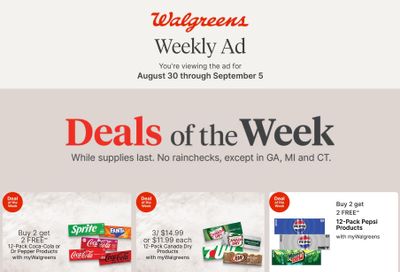 Walgreens (AZ, NV) Weekly Ad August 30 - September 5, 2026