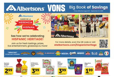 Albertsons (San Diego–La Jolla Area, CA) Big Book of Savings Weekly Ad August 26 - September 22, 2026