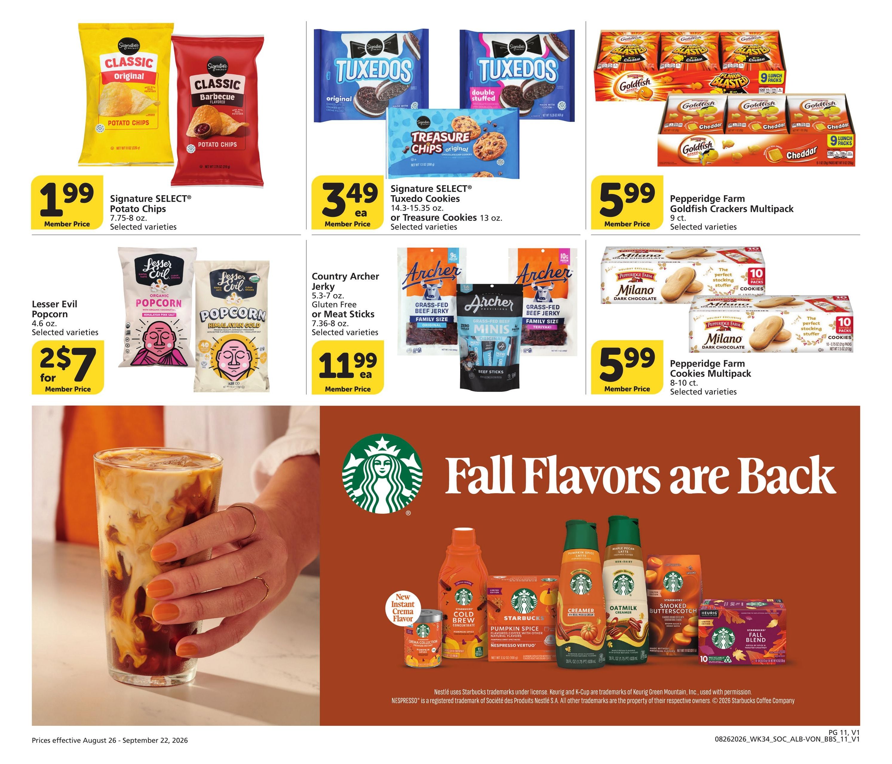 Albertsons (San Diego–La Jolla Area, CA) Big Book of Savings Weekly Ad August 26 - September 22, 2026