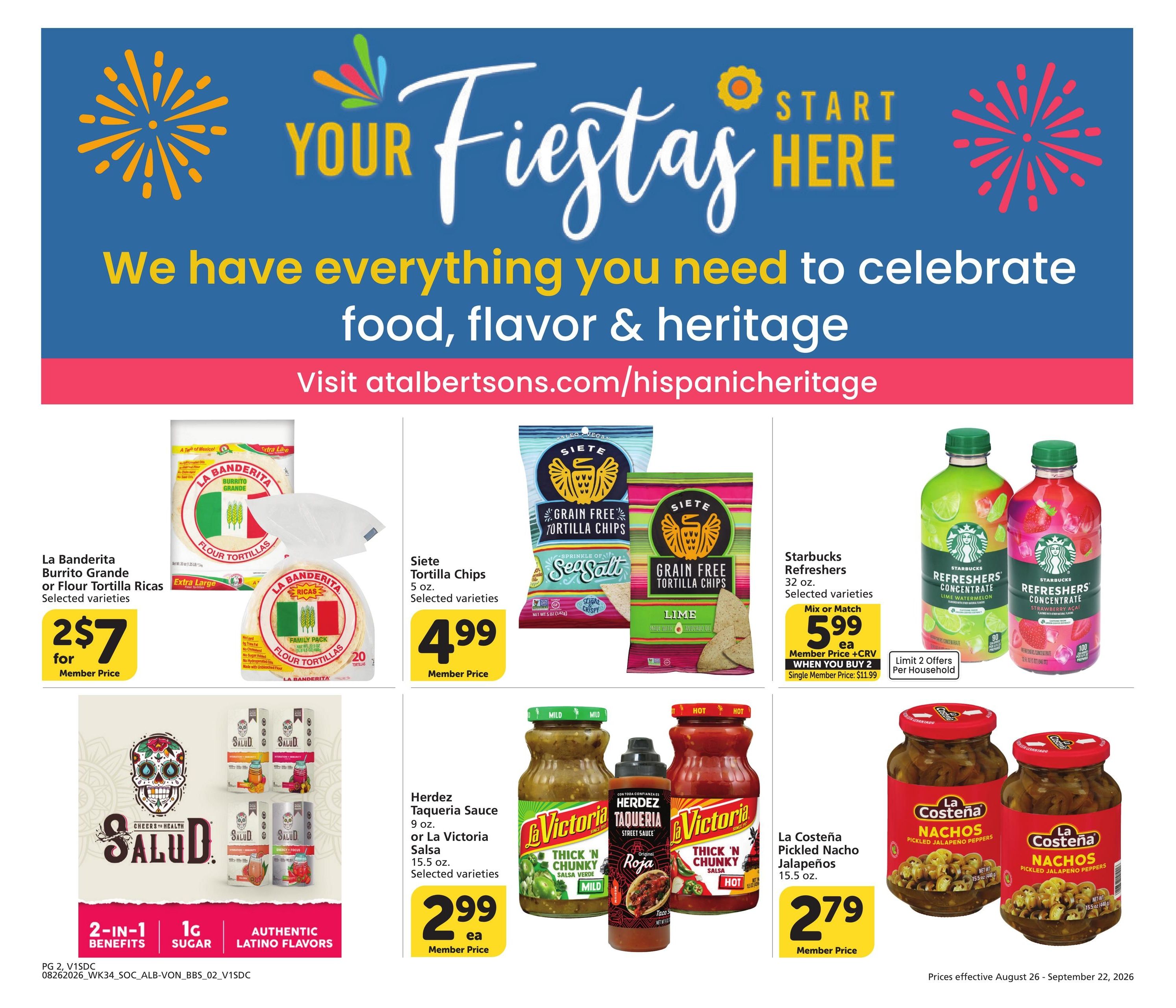 Albertsons (San Diego–La Jolla Area, CA) Big Book of Savings Weekly Ad August 26 - September 22, 2026