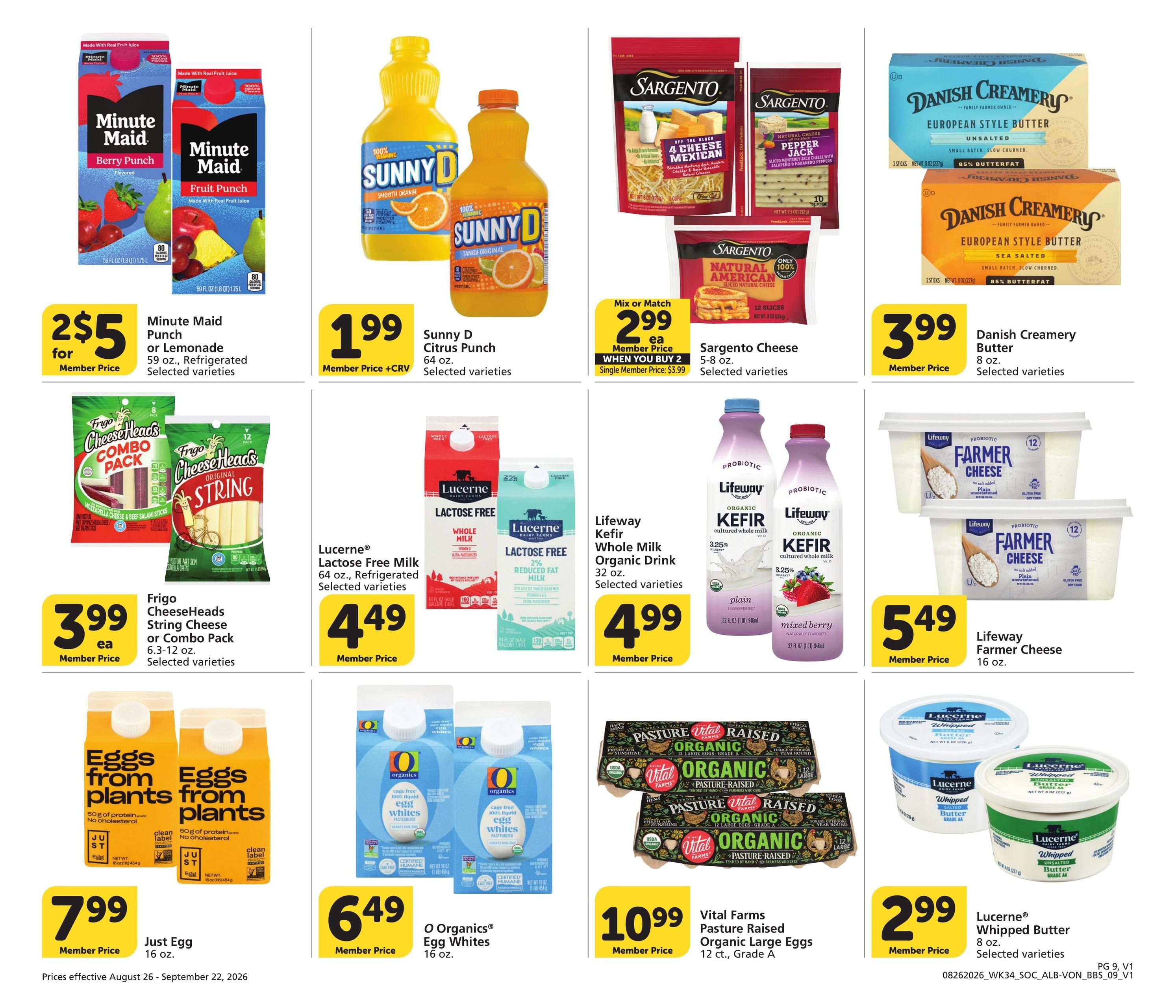 Albertsons (San Diego–La Jolla Area, CA) Big Book of Savings Weekly Ad August 26 - September 22, 2026