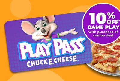 Chuck E. Cheese Every Day Gaming Deals