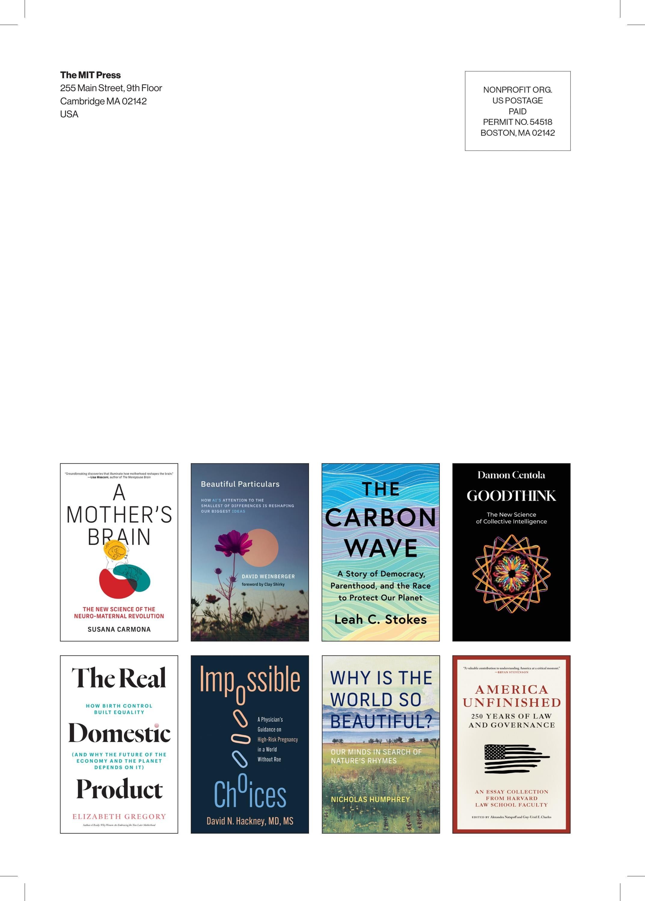 MIT Press Fall 2026 Catalog Weekly Ad January 1 - December 31, 2026