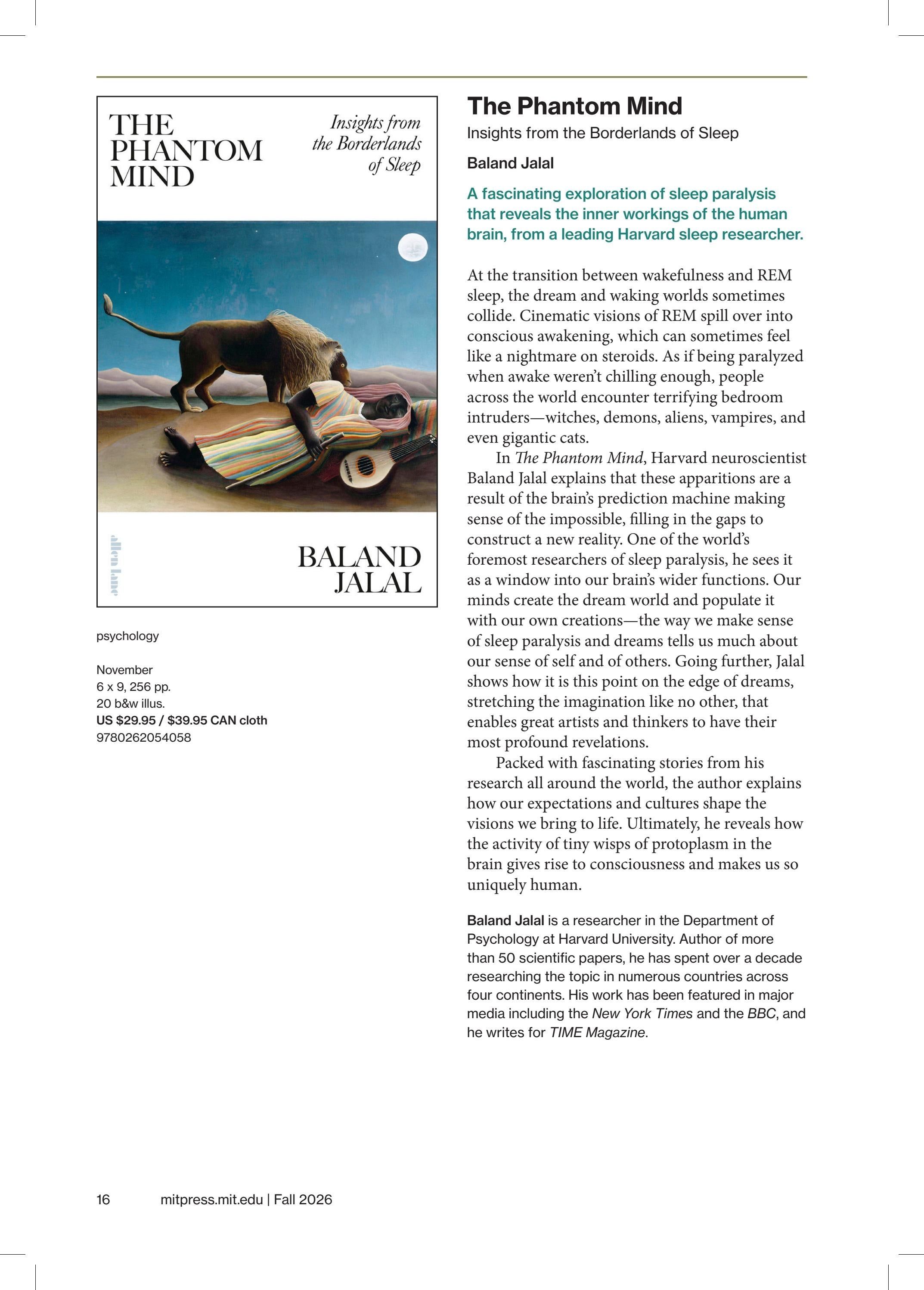 MIT Press Fall 2026 Catalog Weekly Ad January 1 - December 31, 2026