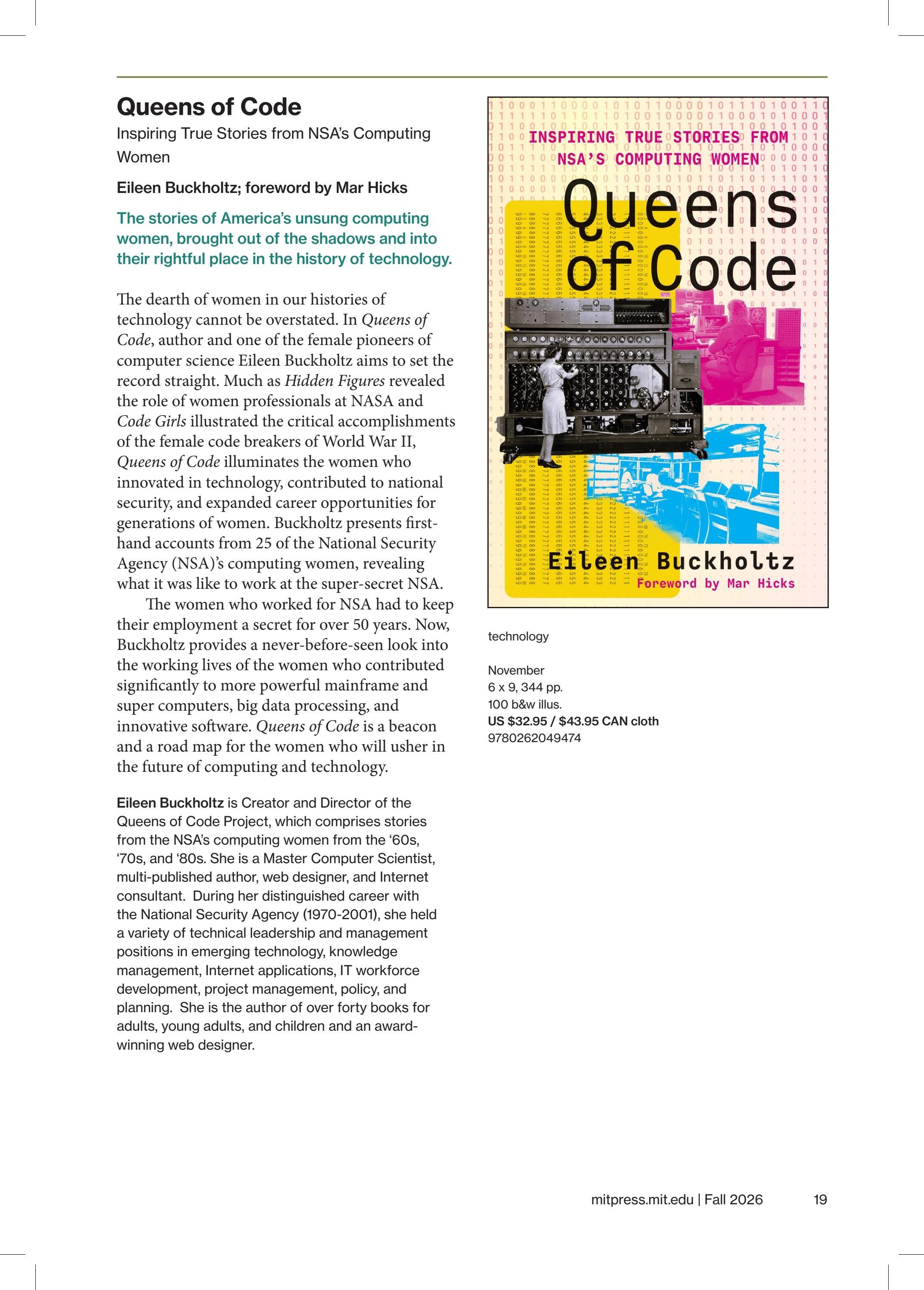 MIT Press Fall 2026 Catalog Weekly Ad January 1 - December 31, 2026