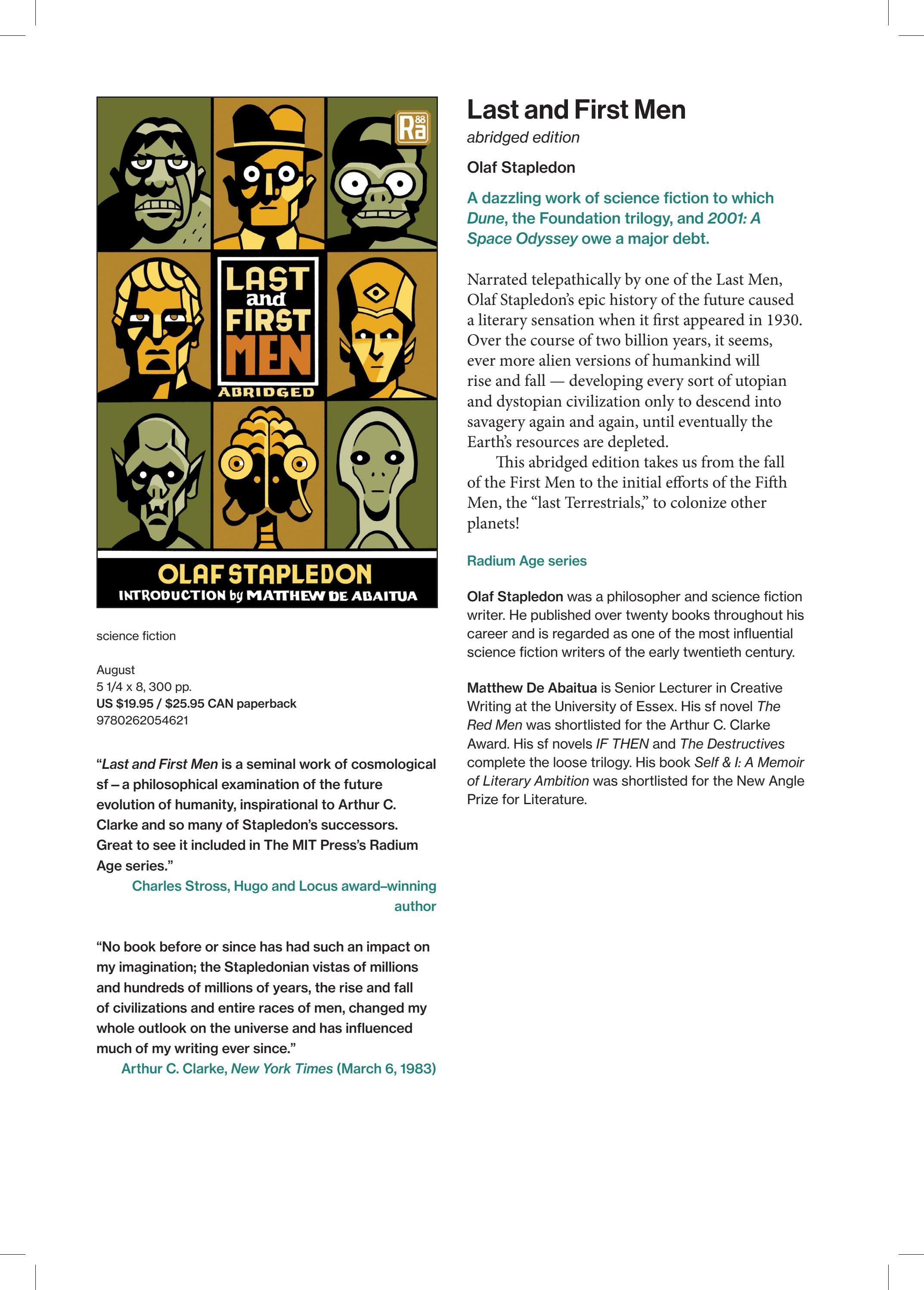 MIT Press Fall 2026 Catalog Weekly Ad January 1 - December 31, 2026