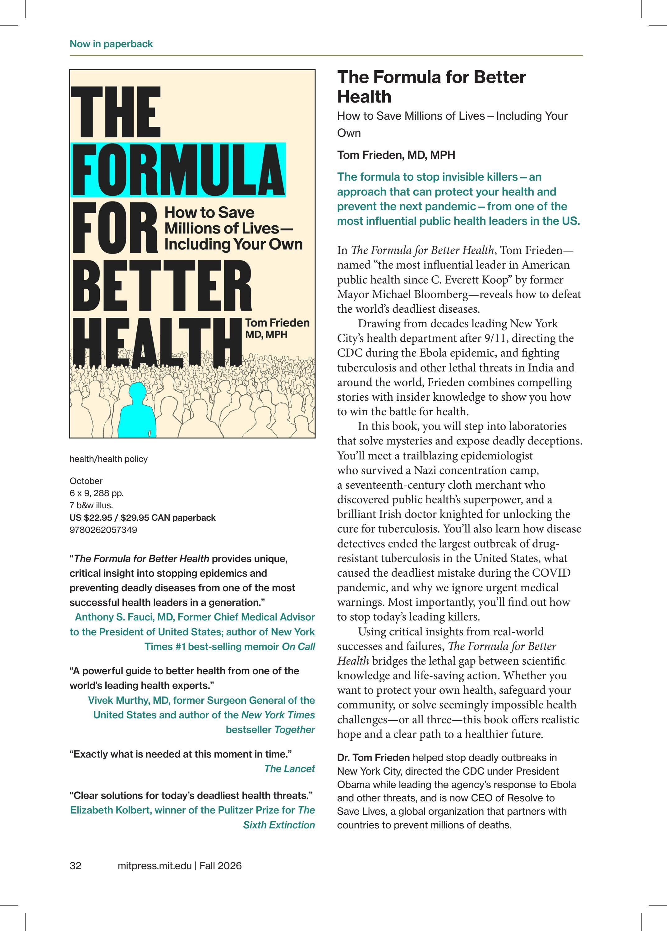 MIT Press Fall 2026 Catalog Weekly Ad January 1 - December 31, 2026