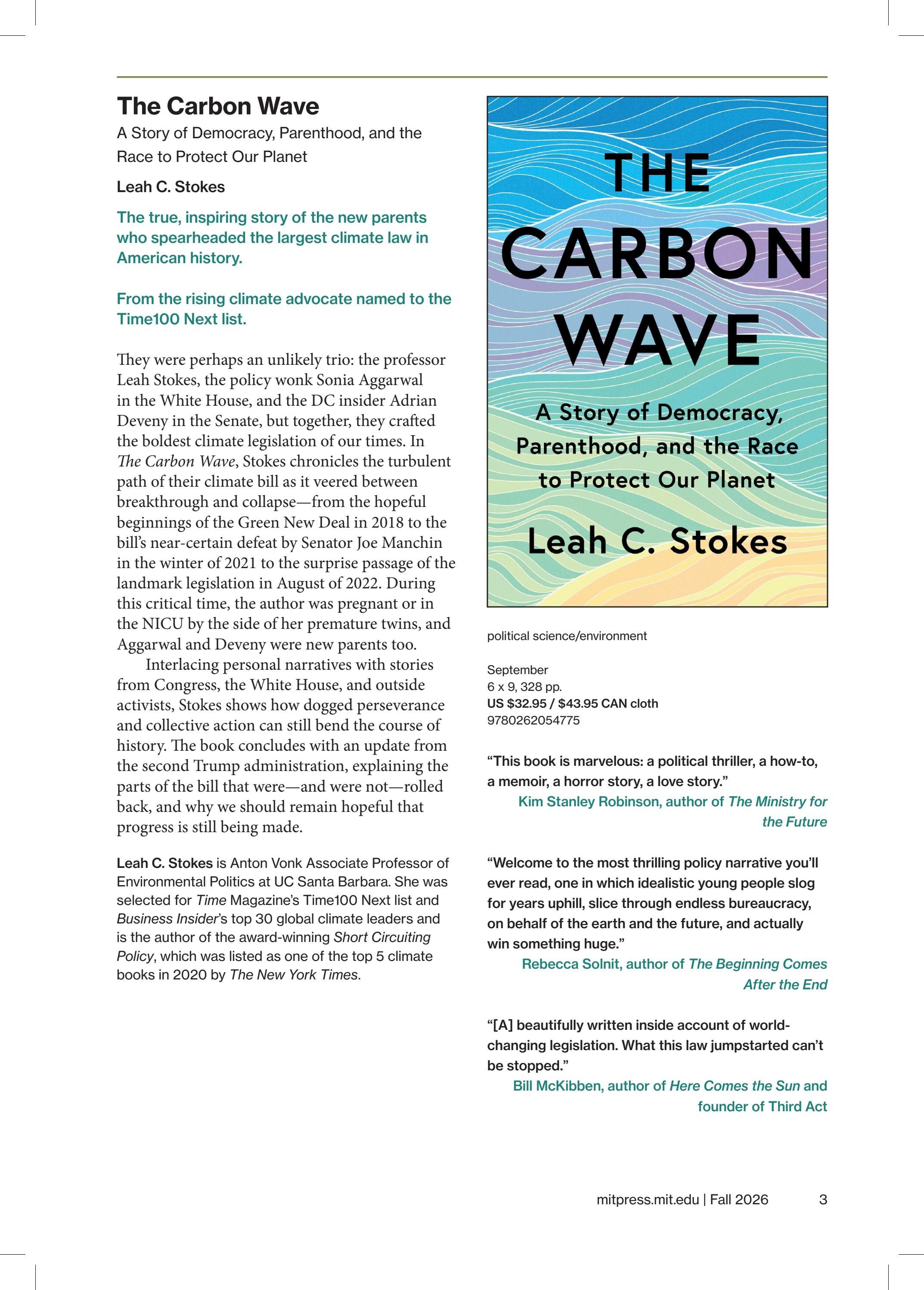 MIT Press Fall 2026 Catalog Weekly Ad January 1 - December 31, 2026