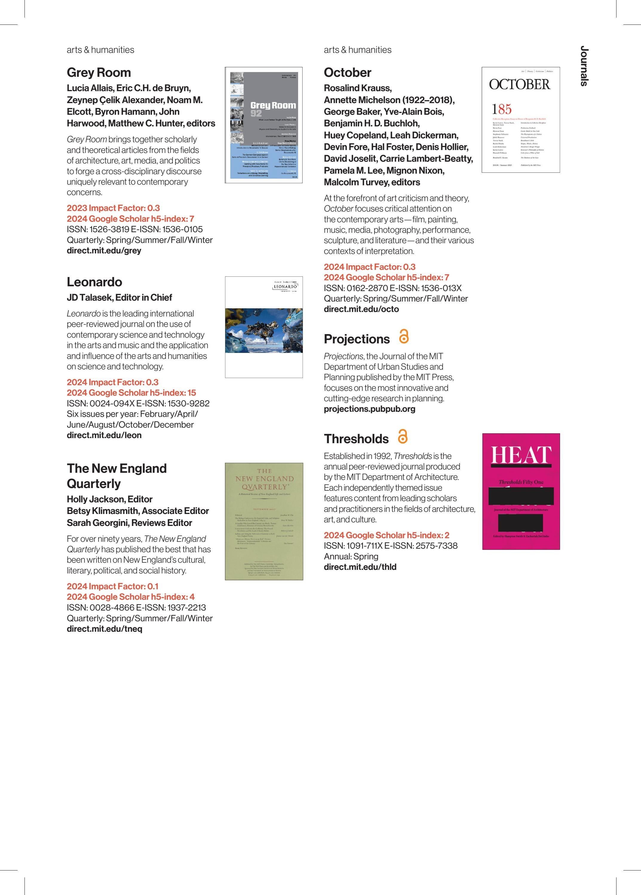 MIT Press Fall 2026 Catalog Weekly Ad January 1 - December 31, 2026