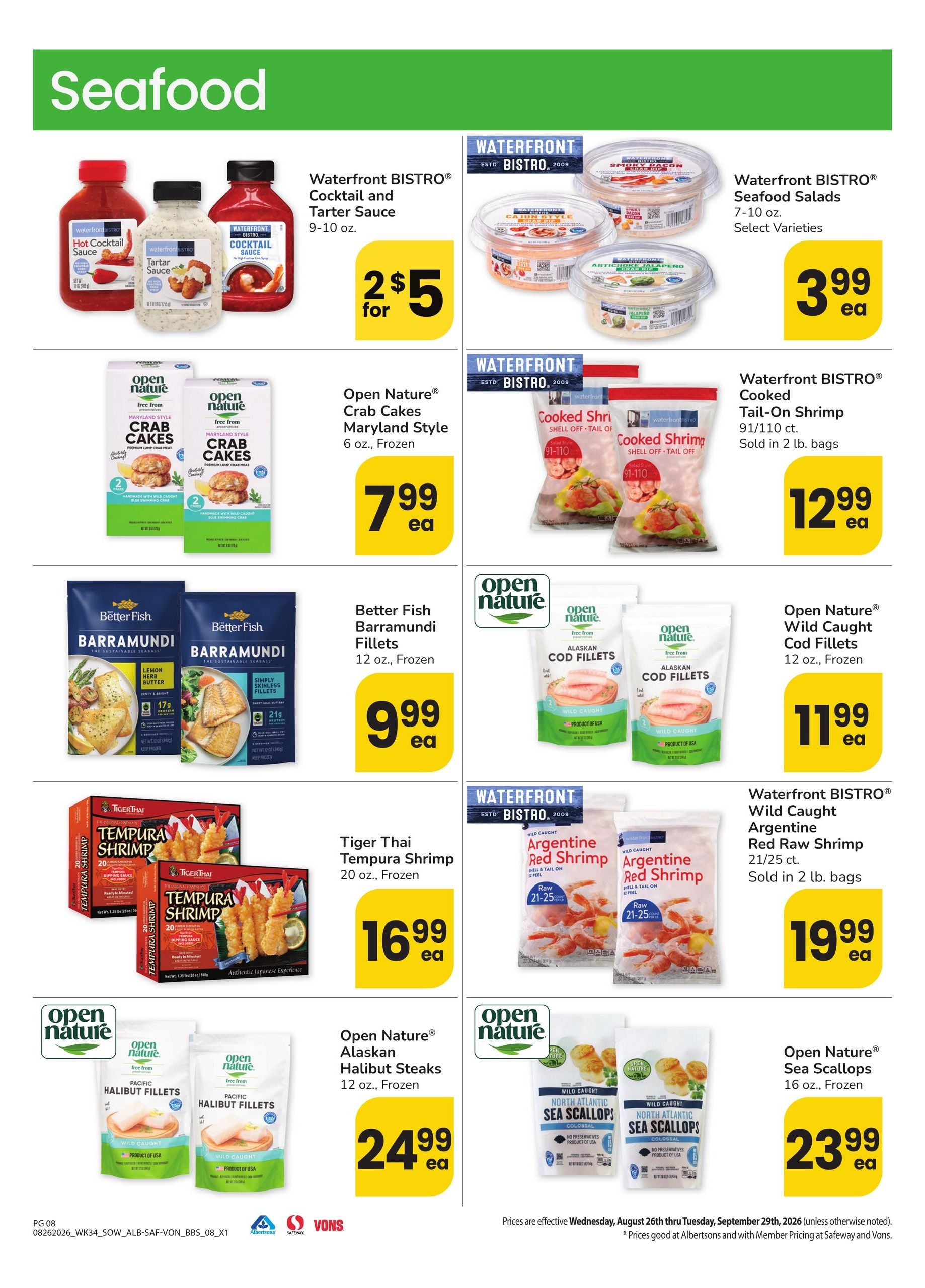 Albertsons (AZ, NM, NV, TX, UT) Big Book of Savings Weekly Ad August 26 - September 29, 2026