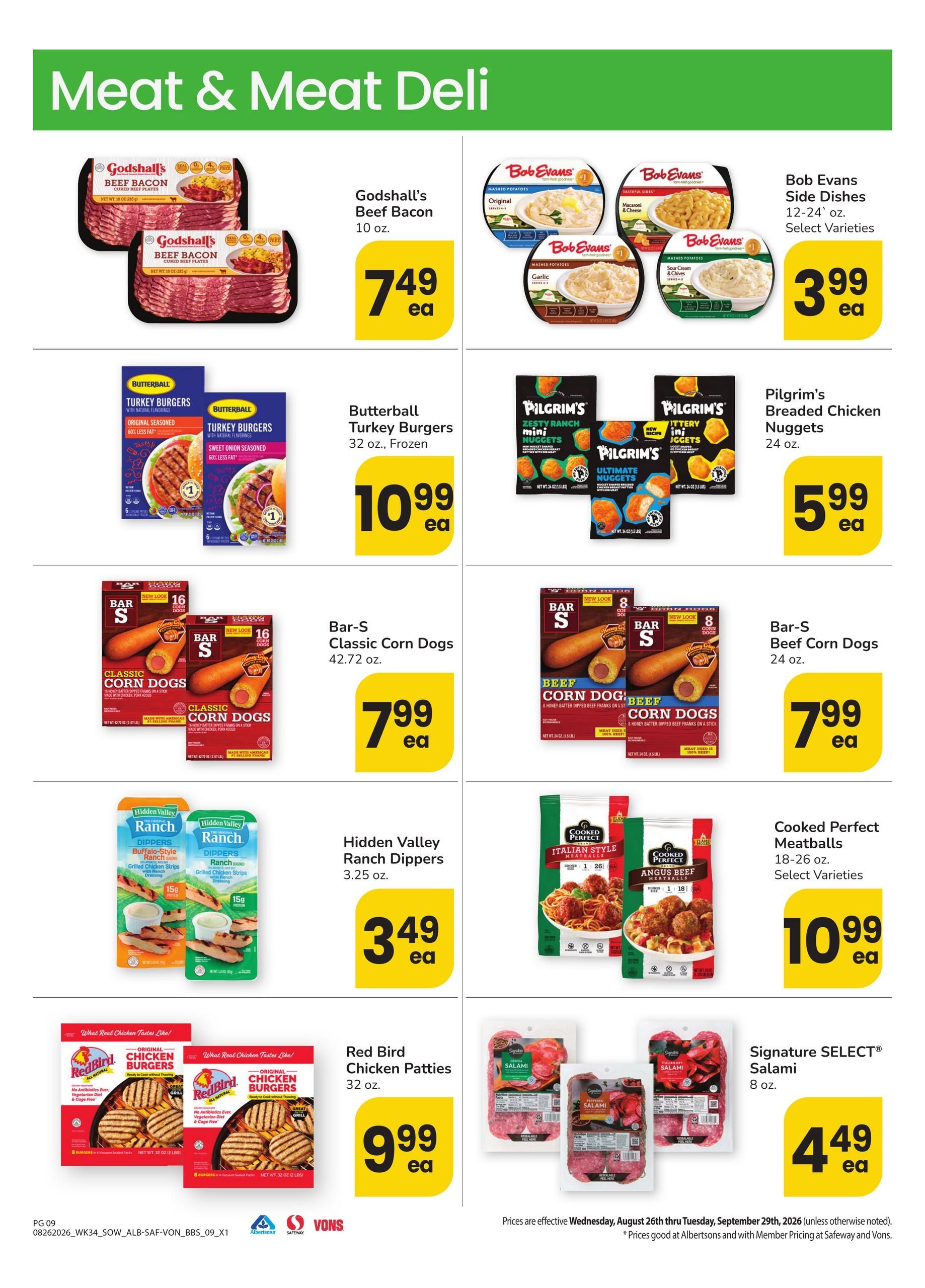 Albertsons (AZ, NM, NV, TX, UT) Big Book of Savings Weekly Ad August 26 - September 29, 2026