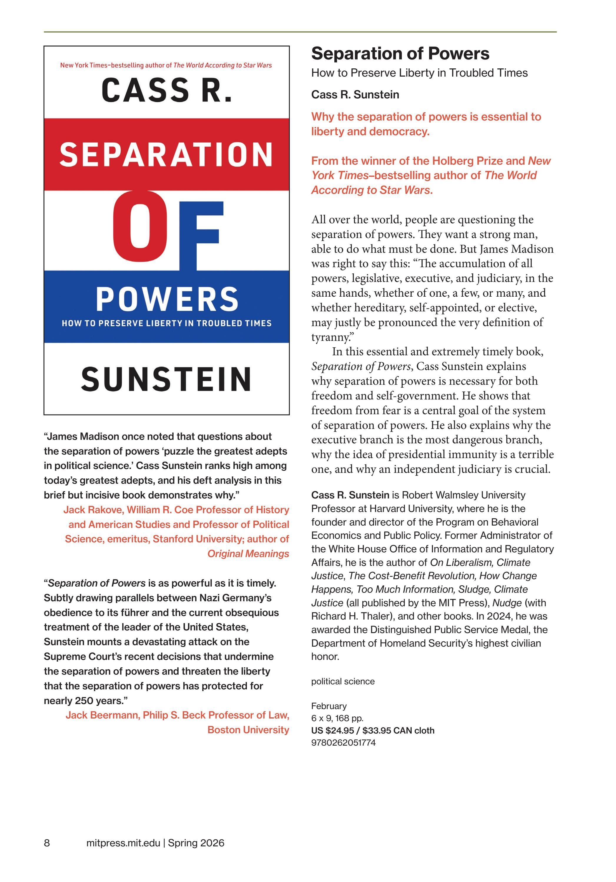 MIT Press Spring 2026 Catalog Weekly Ad January 1 - December 31, 2026