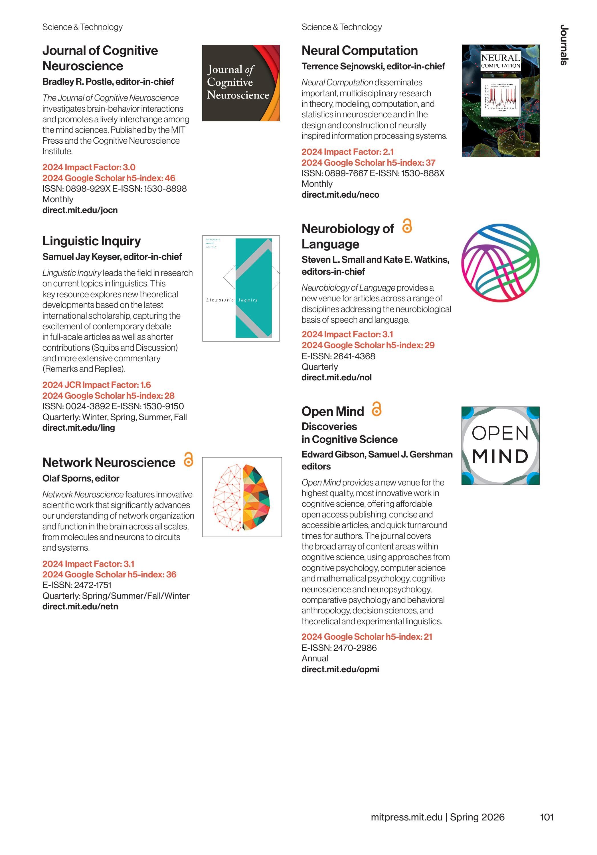 MIT Press Spring 2026 Catalog Weekly Ad January 1 - December 31, 2026