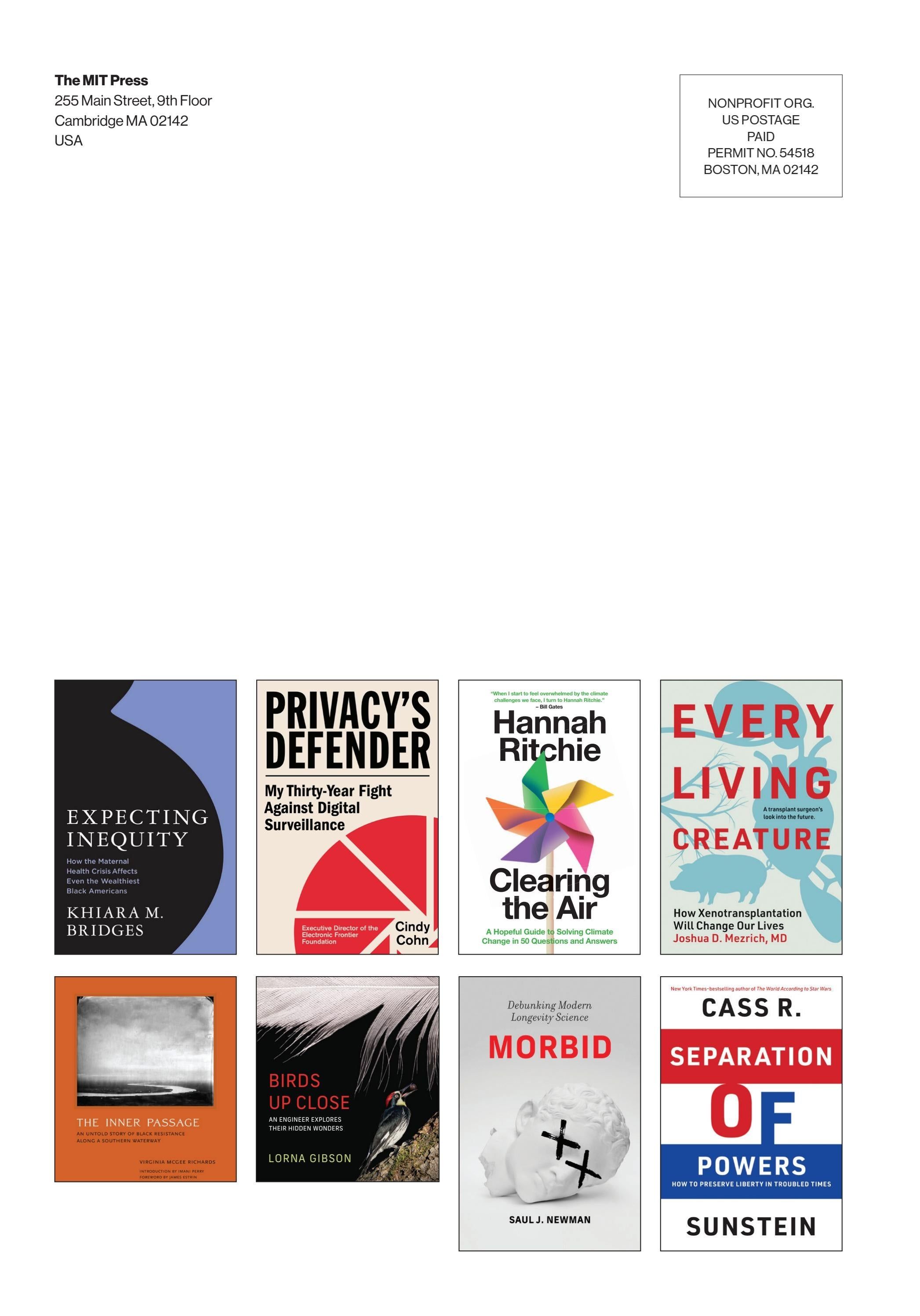 MIT Press Spring 2026 Catalog Weekly Ad January 1 - December 31, 2026