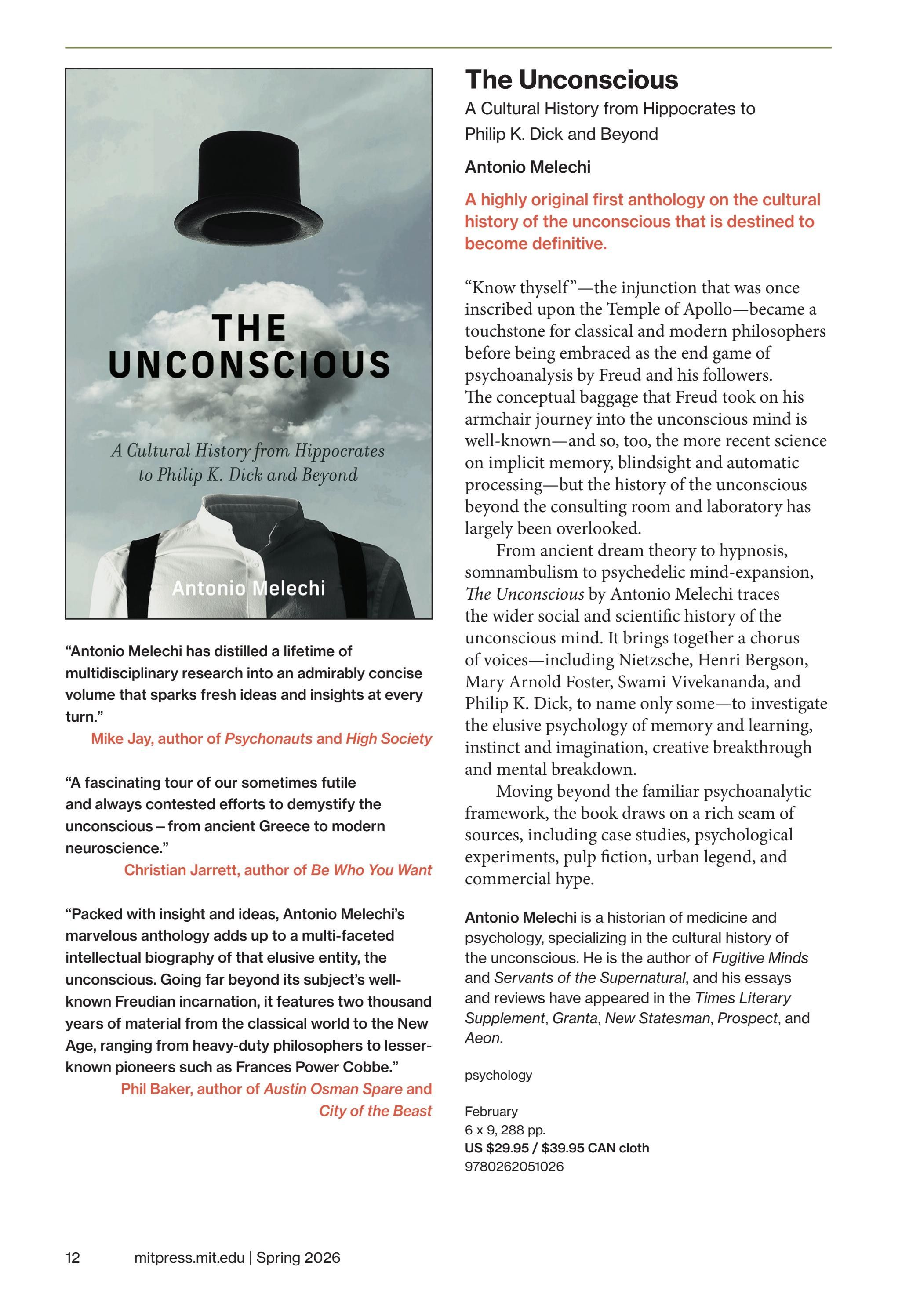 MIT Press Spring 2026 Catalog Weekly Ad January 1 - December 31, 2026