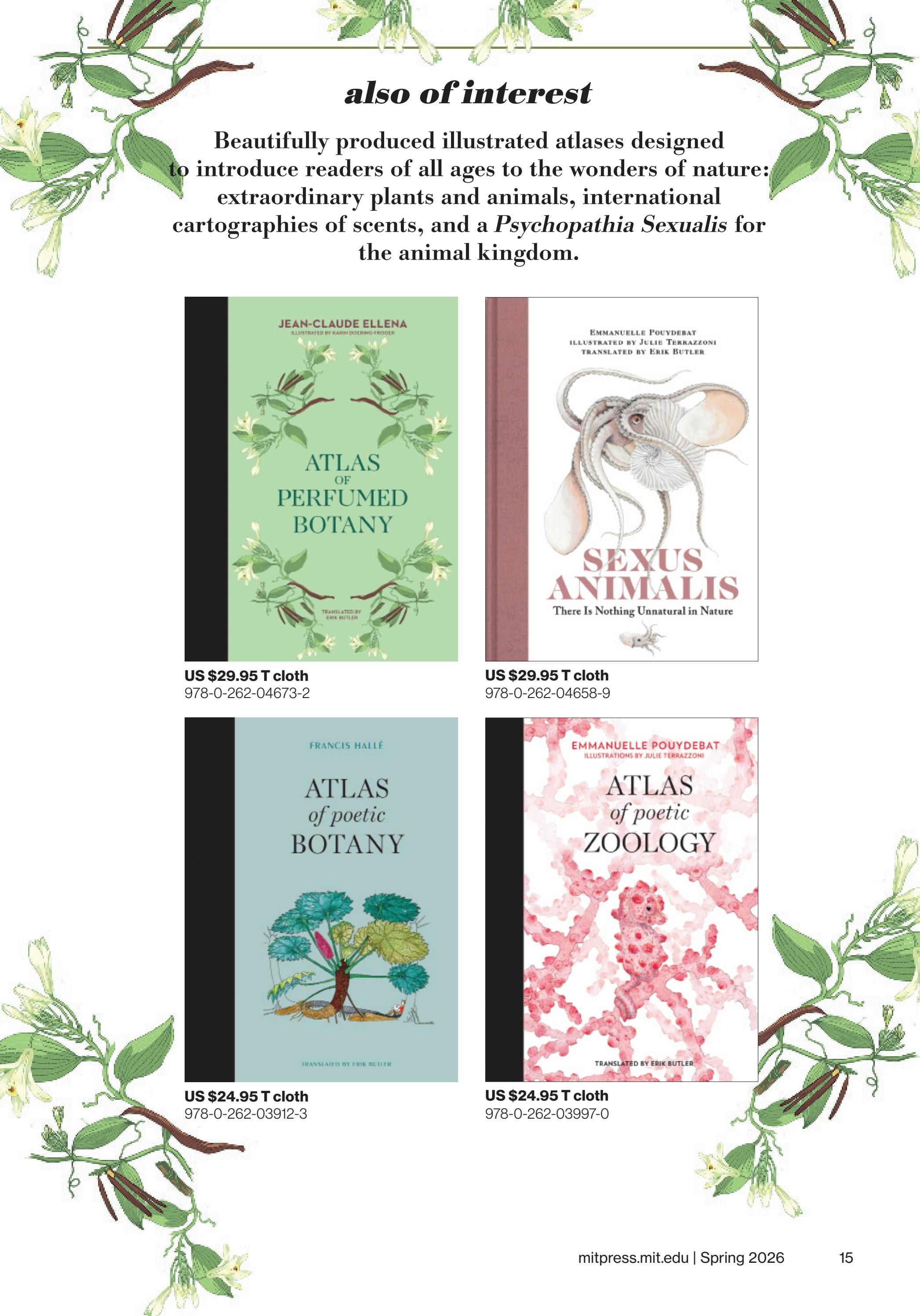 MIT Press Spring 2026 Catalog Weekly Ad January 1 - December 31, 2026