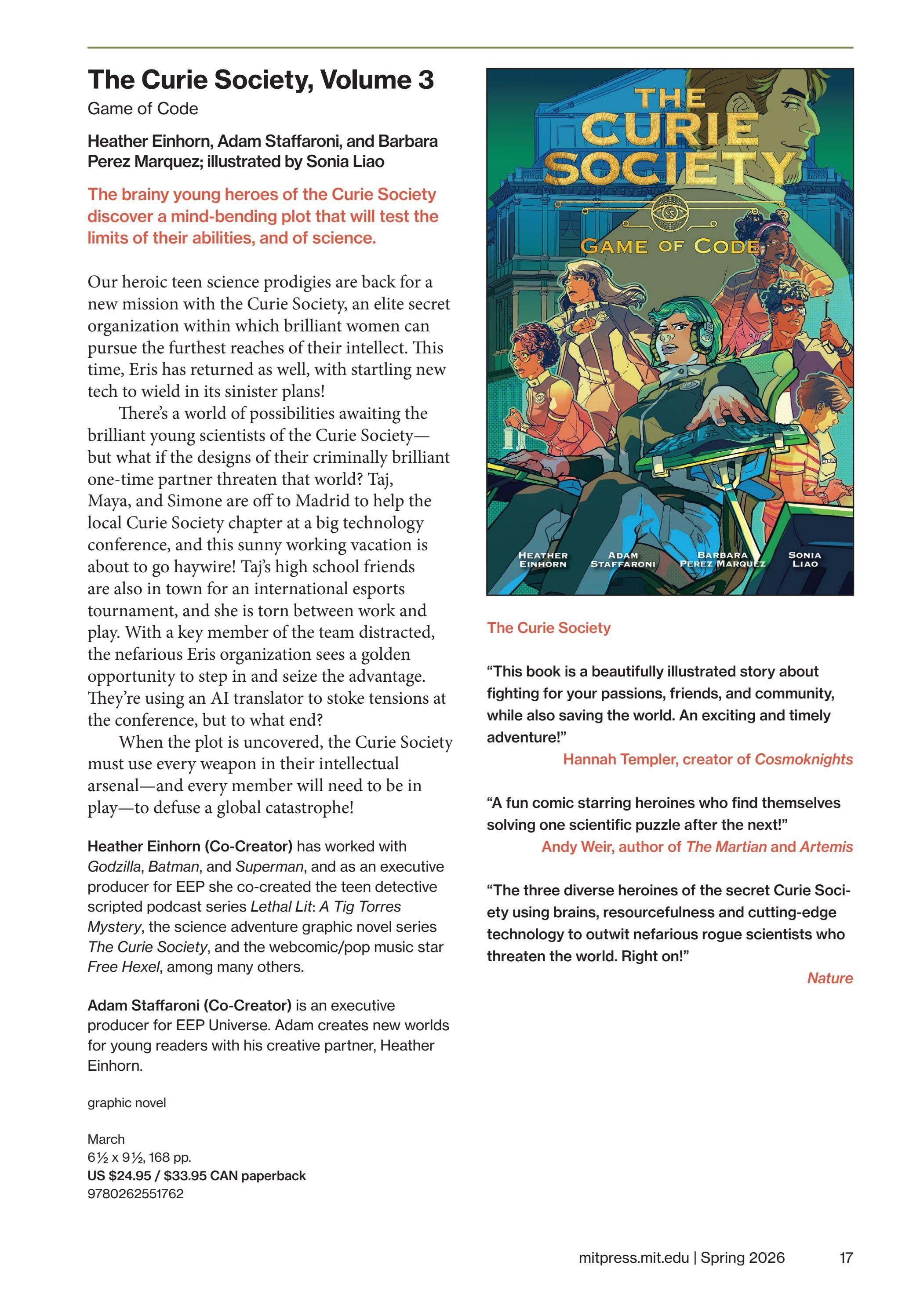 MIT Press Spring 2026 Catalog Weekly Ad January 1 - December 31, 2026