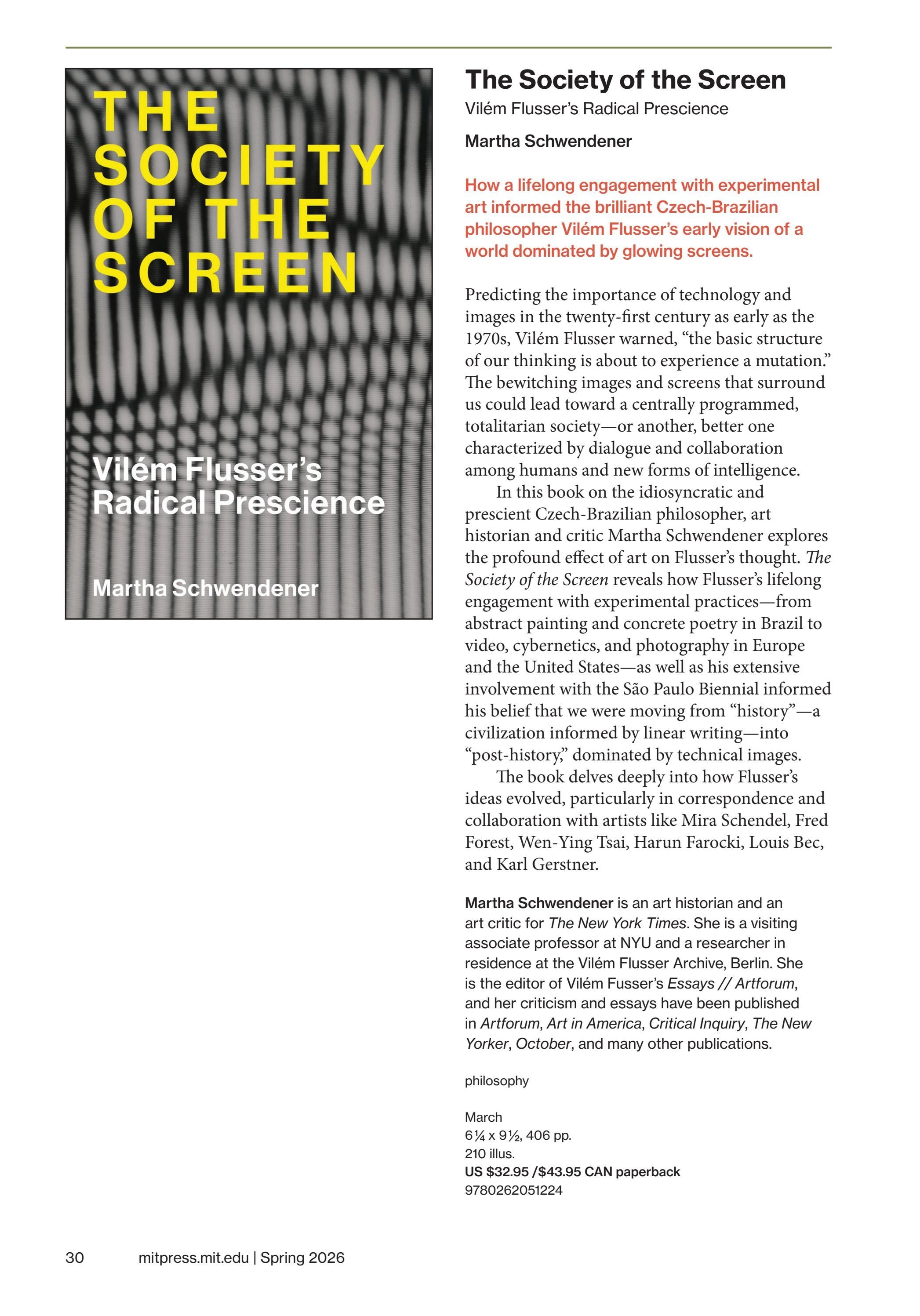 MIT Press Spring 2026 Catalog Weekly Ad January 1 - December 31, 2026