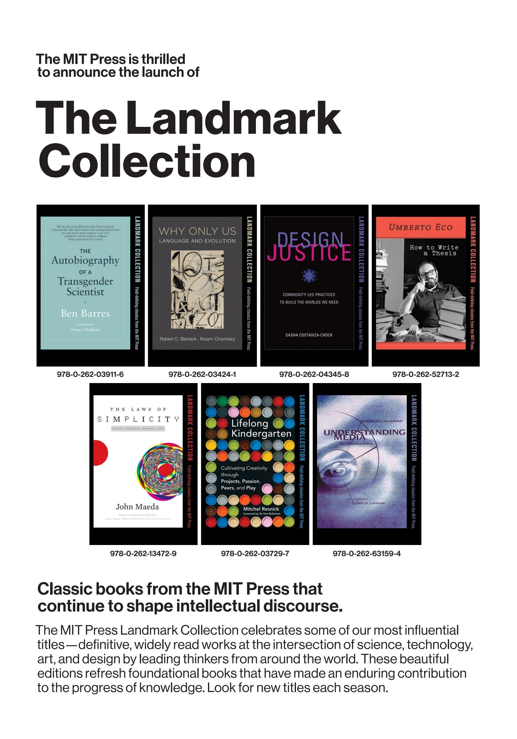 MIT Press Spring 2026 Catalog Weekly Ad January 1 - December 31, 2026