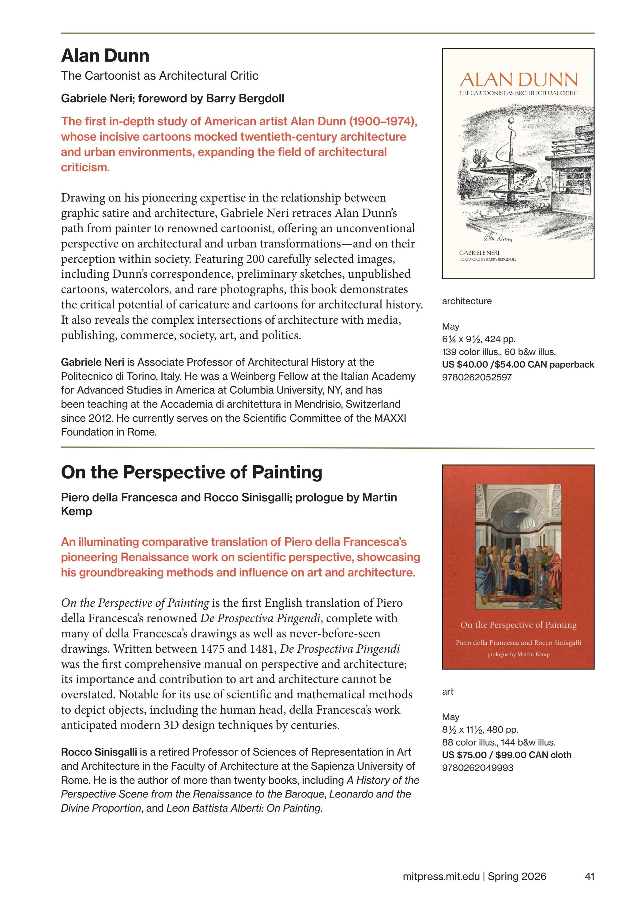 MIT Press Spring 2026 Catalog Weekly Ad January 1 - December 31, 2026
