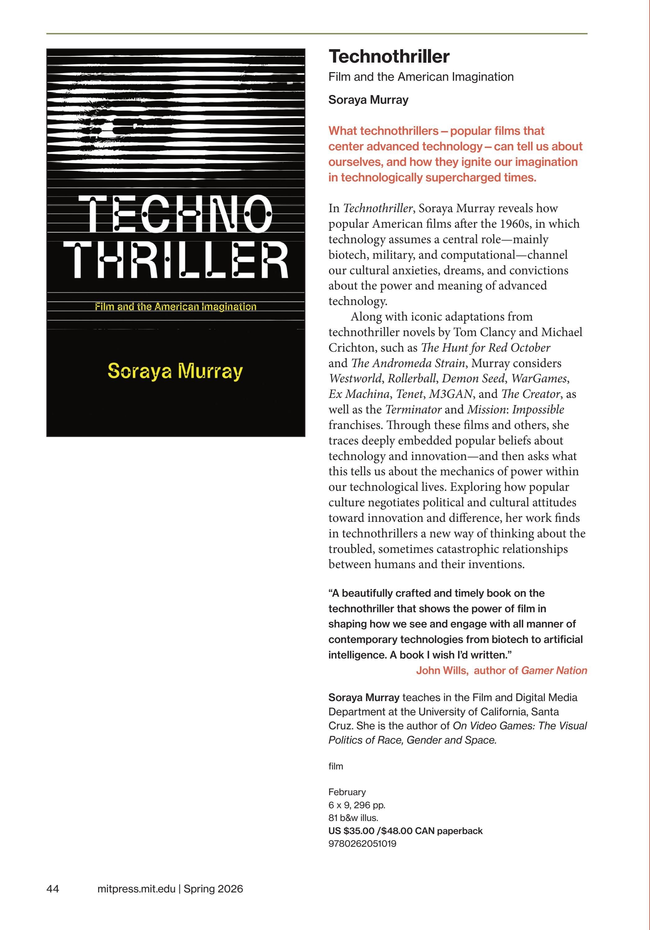 MIT Press Spring 2026 Catalog Weekly Ad January 1 - December 31, 2026