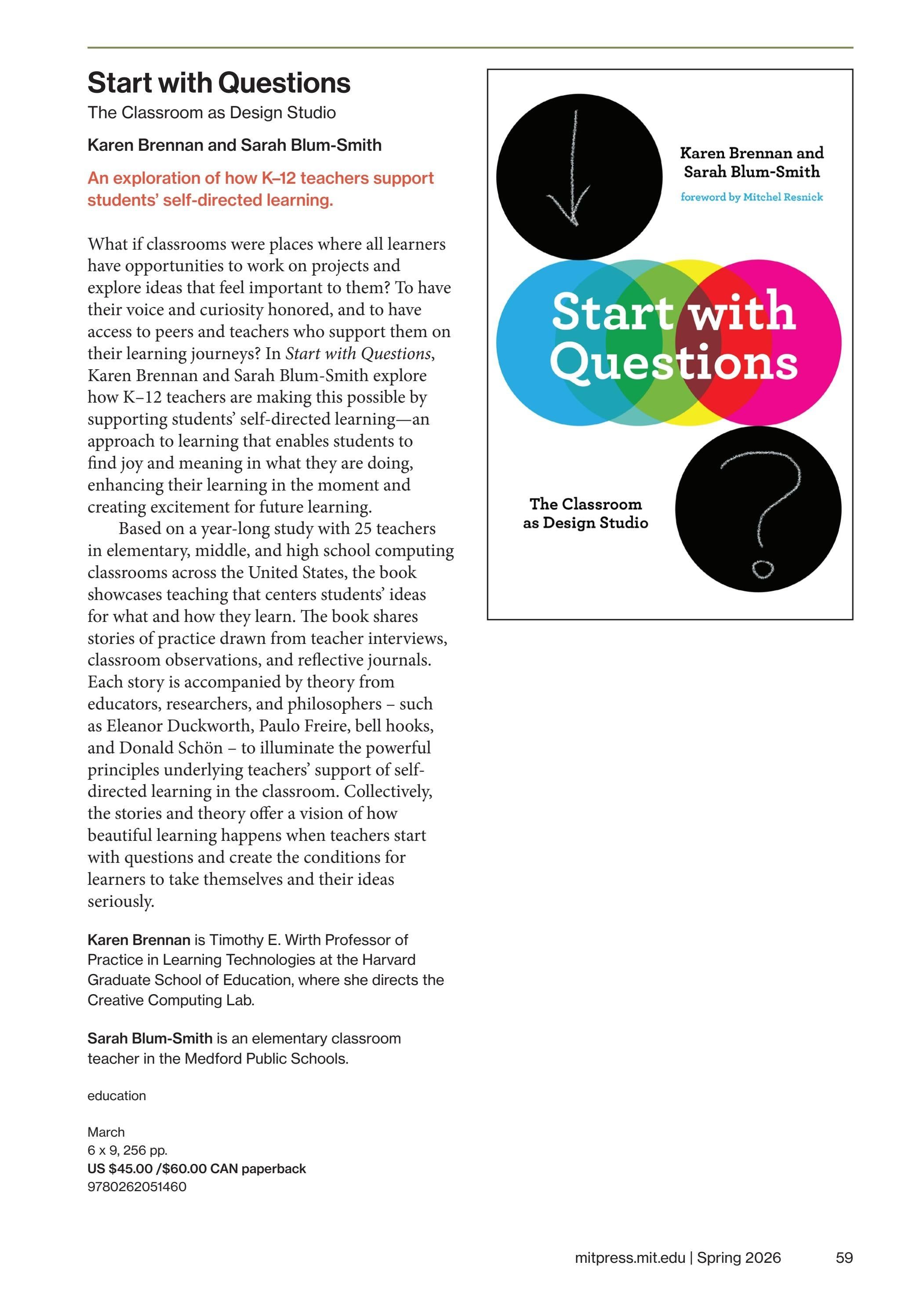 MIT Press Spring 2026 Catalog Weekly Ad January 1 - December 31, 2026