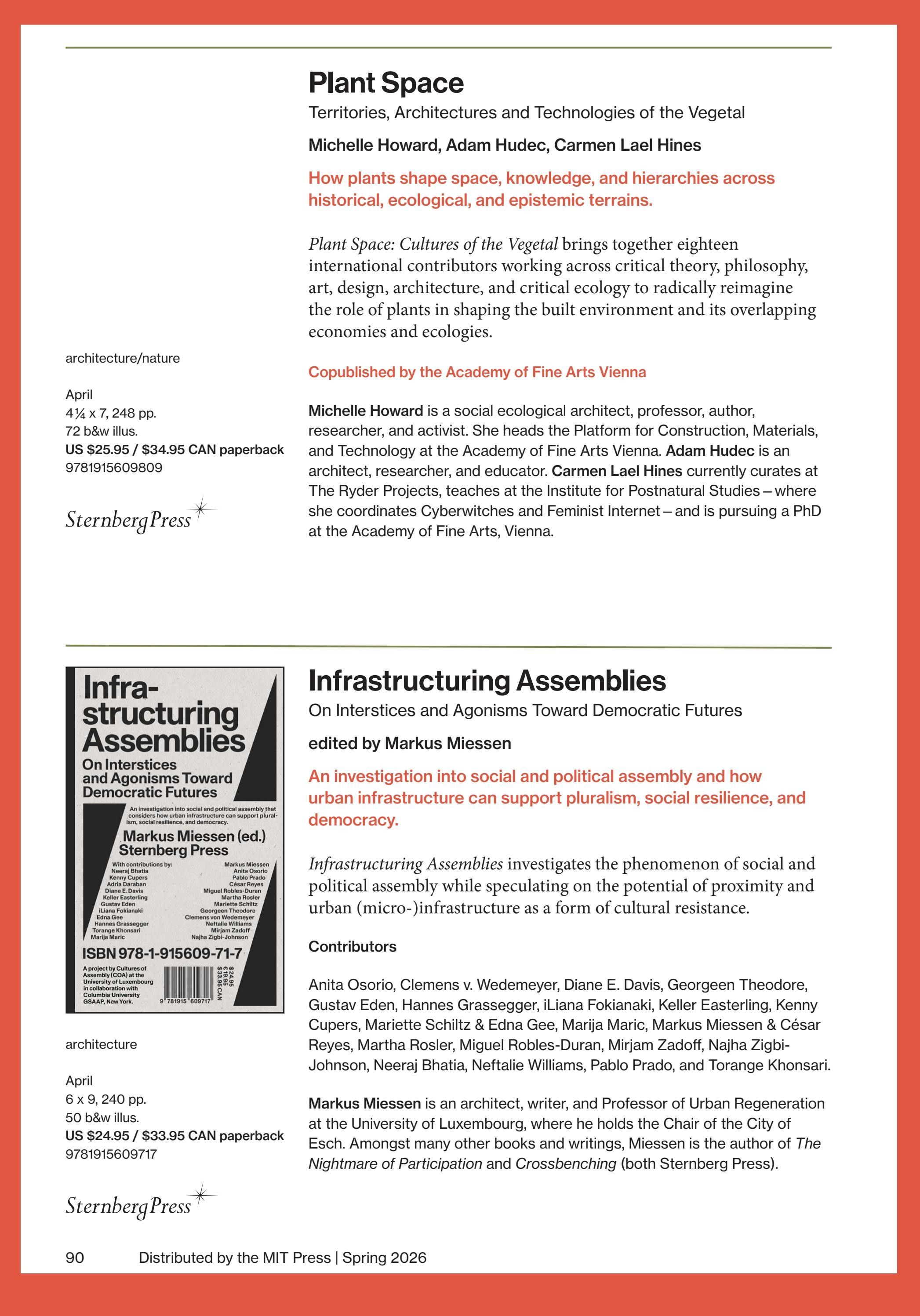 MIT Press Spring 2026 Catalog Weekly Ad January 1 - December 31, 2026
