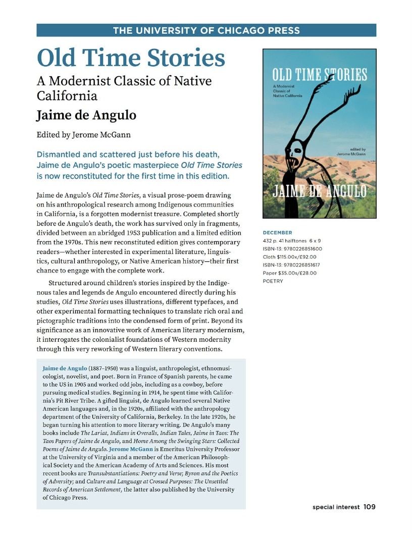 University of Chicago Press Fall 2026 Catalog Weekly Ad January 1 - December 31, 2026