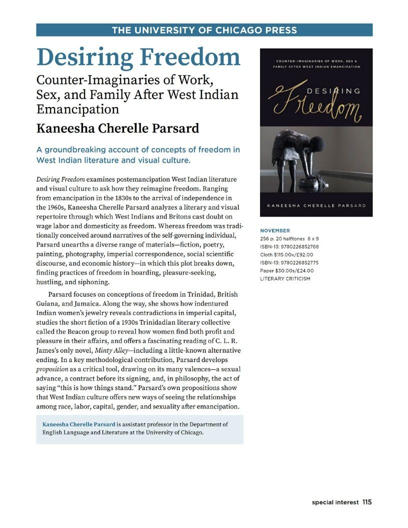 University of Chicago Press Fall 2026 Catalog Weekly Ad January 1 - December 31, 2026