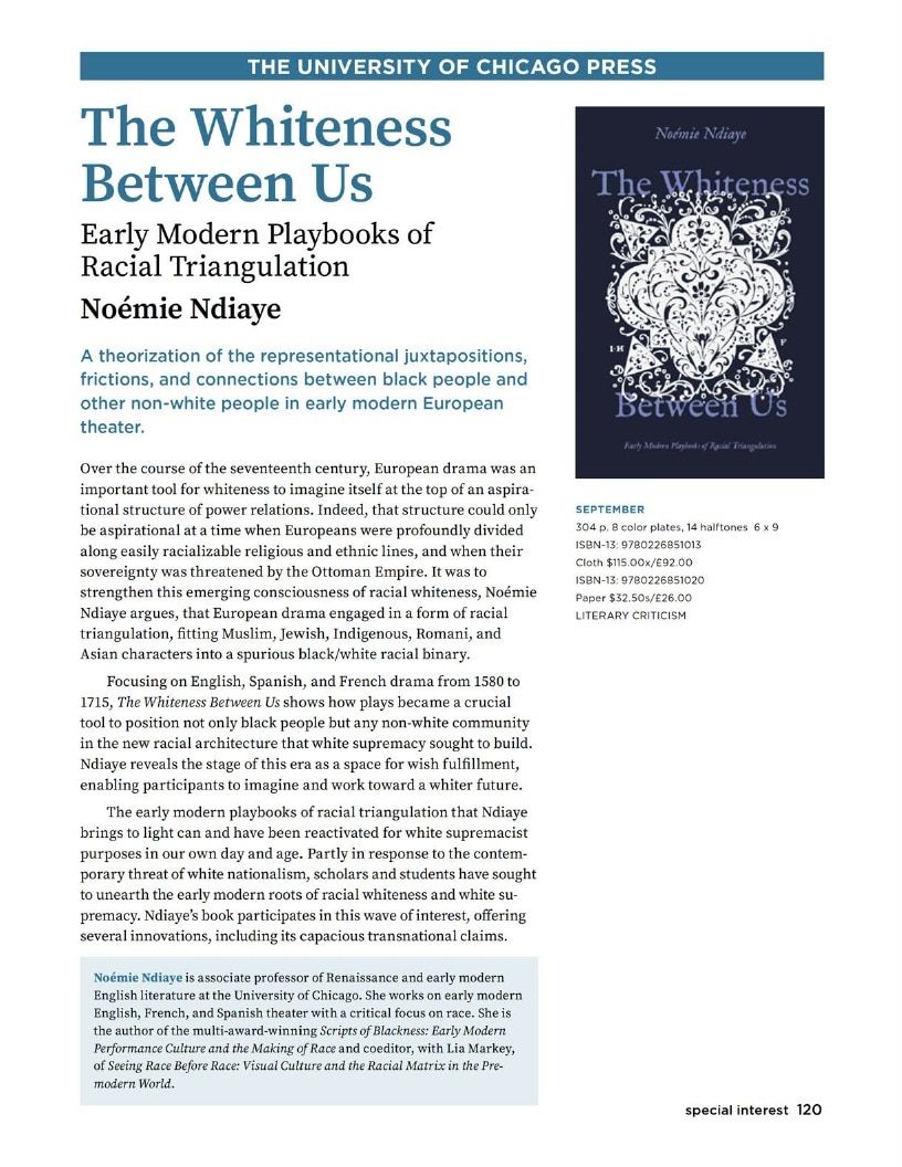 University of Chicago Press Fall 2026 Catalog Weekly Ad January 1 - December 31, 2026
