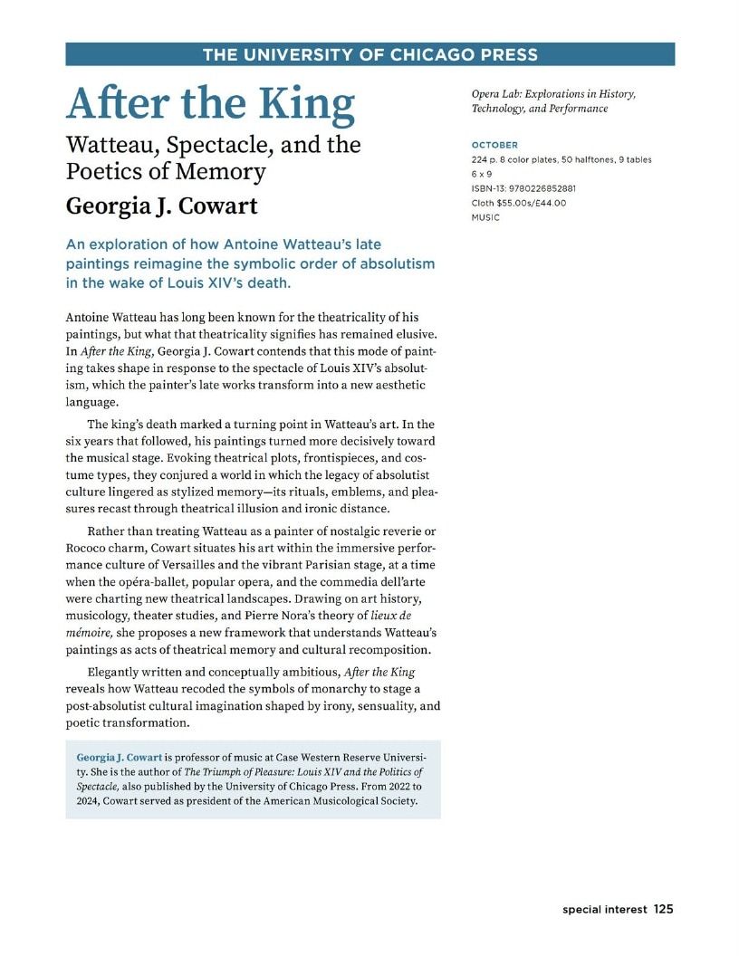 University of Chicago Press Fall 2026 Catalog Weekly Ad January 1 - December 31, 2026