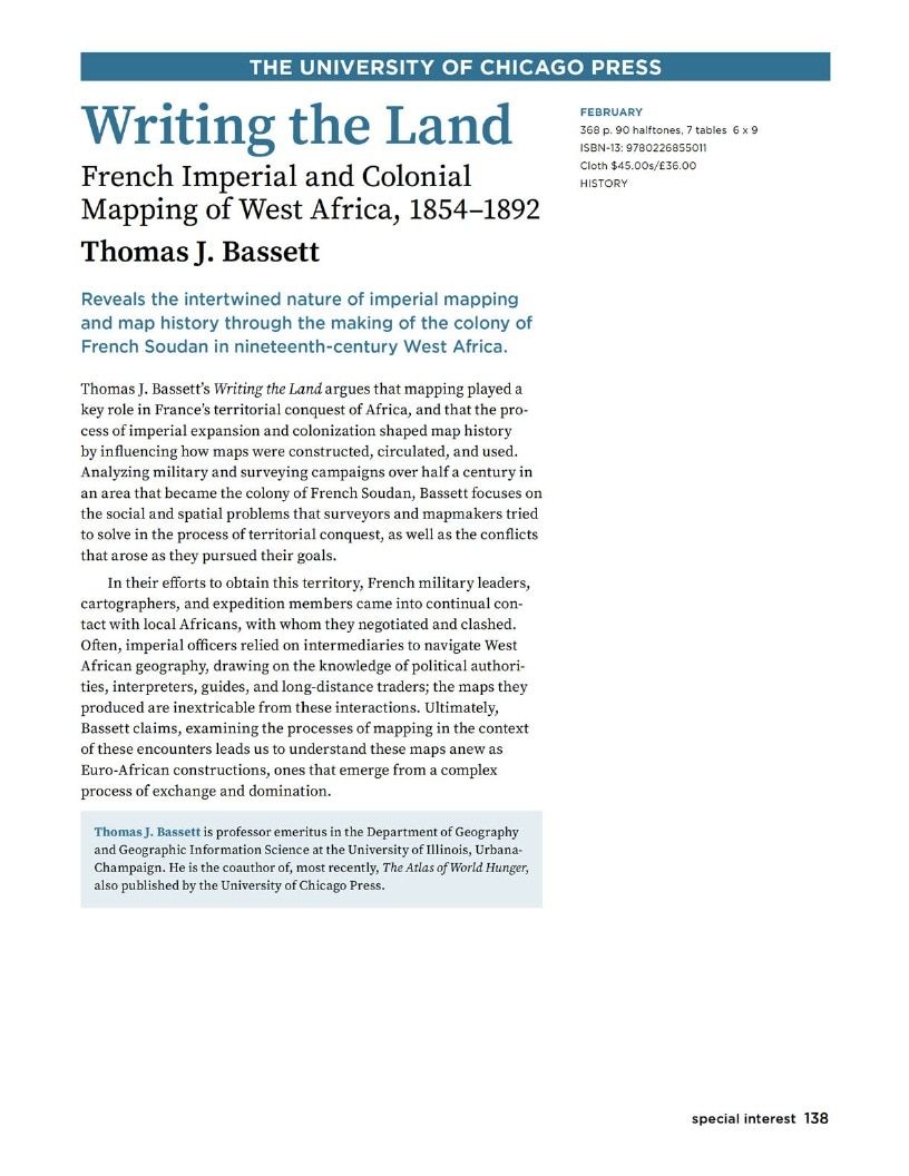 University of Chicago Press Fall 2026 Catalog Weekly Ad January 1 - December 31, 2026