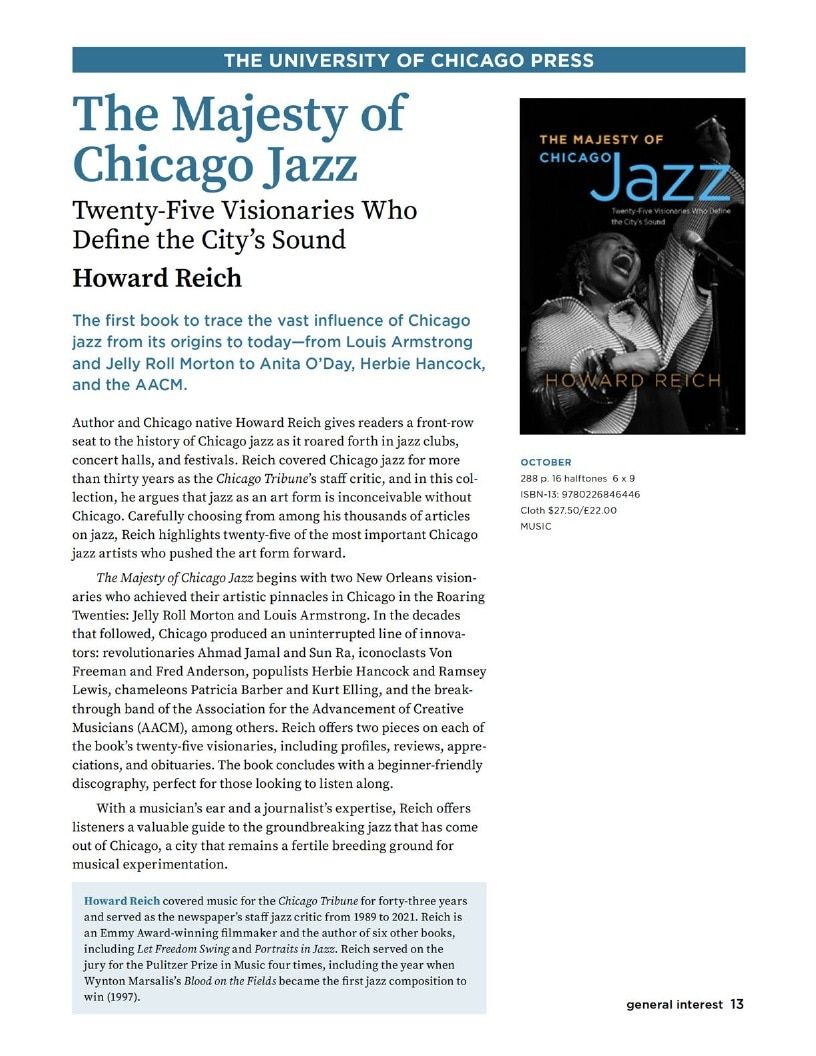University of Chicago Press Fall 2026 Catalog Weekly Ad January 1 - December 31, 2026