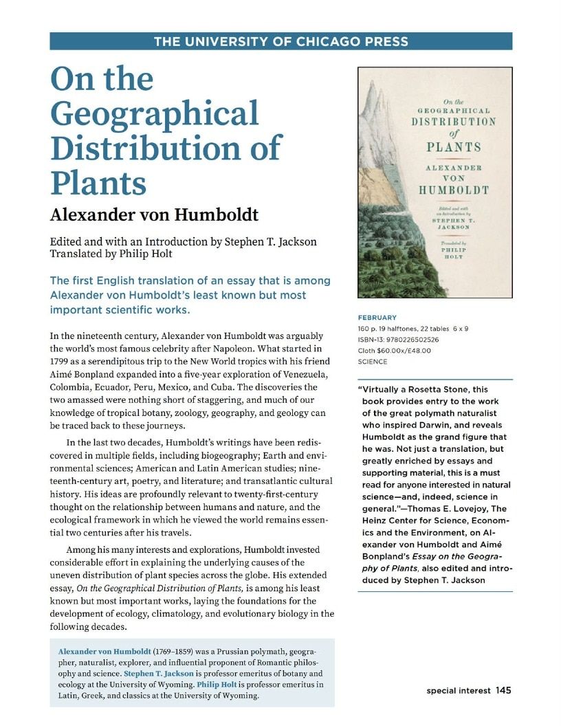 University of Chicago Press Fall 2026 Catalog Weekly Ad January 1 - December 31, 2026
